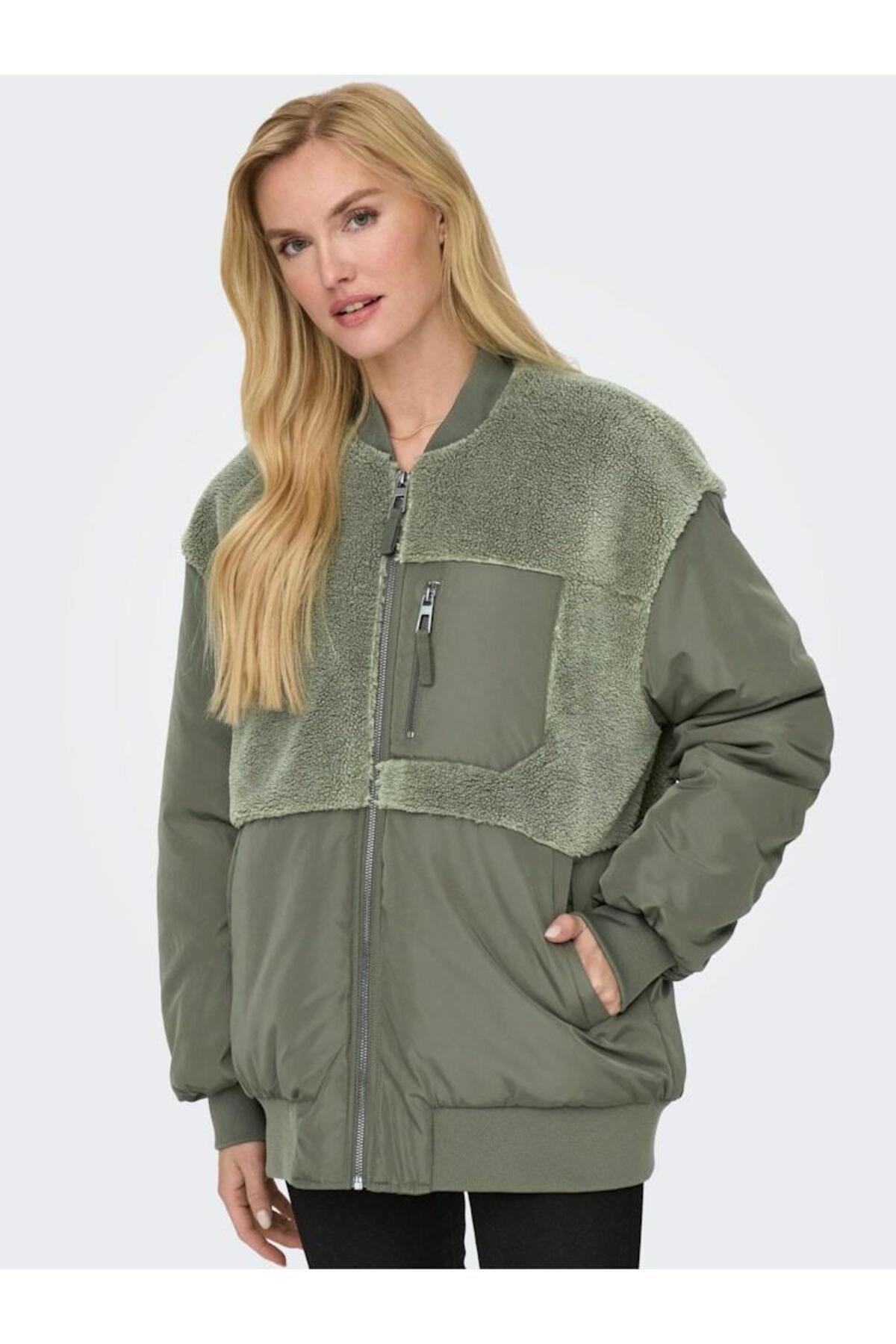 Only Emmy Fleece Bomber Günlük Kadın Ceket Mont - 15292801 - Only - 15292801