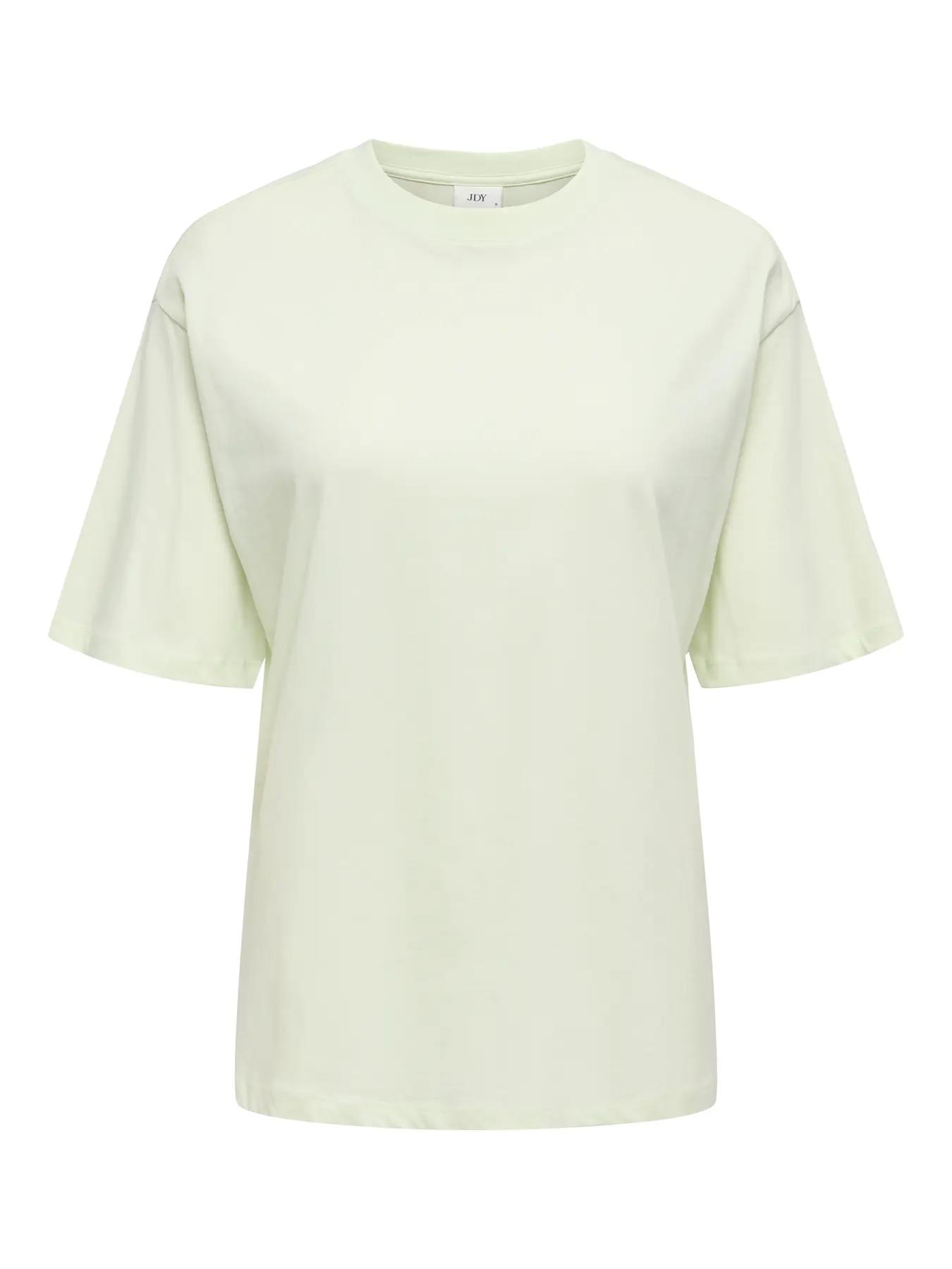 Only JDY Kadın Yuvarlak Yaka Bol Kesim Yeşil T-Shirt - 15366305 - Only - 15366305-1