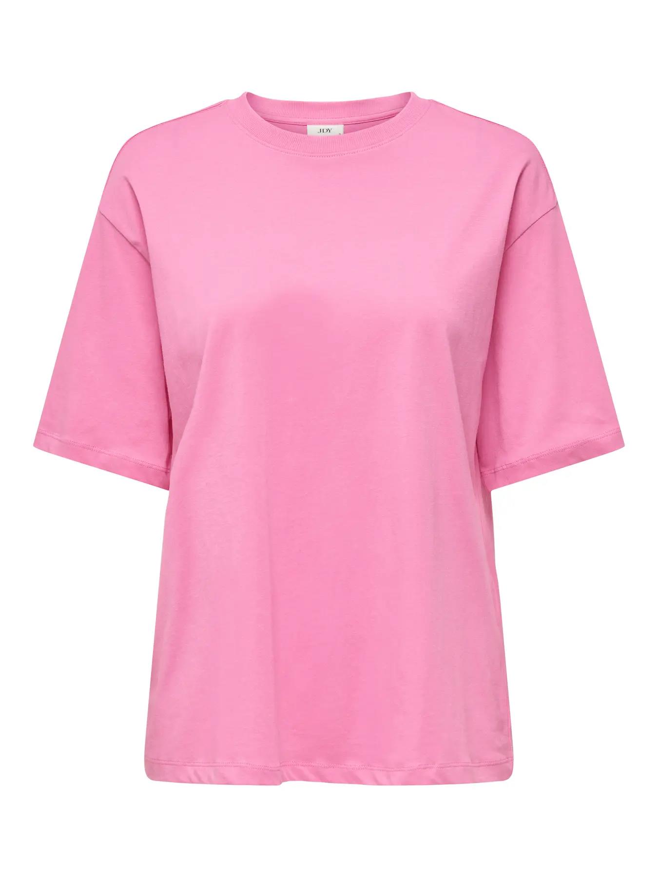 Only JDY Kadın Yuvarlak Yaka Pembe T-Shirt - 15366305 - Only - 15366305-2