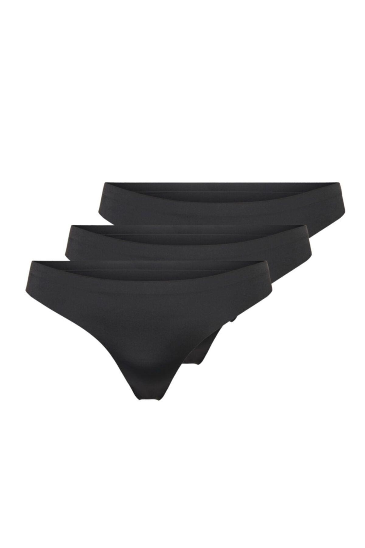 Only Kadın 3lü Dikişsiz İç Çamaşarı String - 15211630 · 5