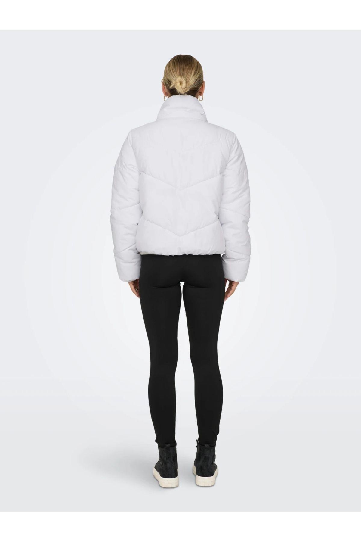 Only Kadın  Beyaz Şişme Mont Onlmaggi Puffer - 15304020 · 8