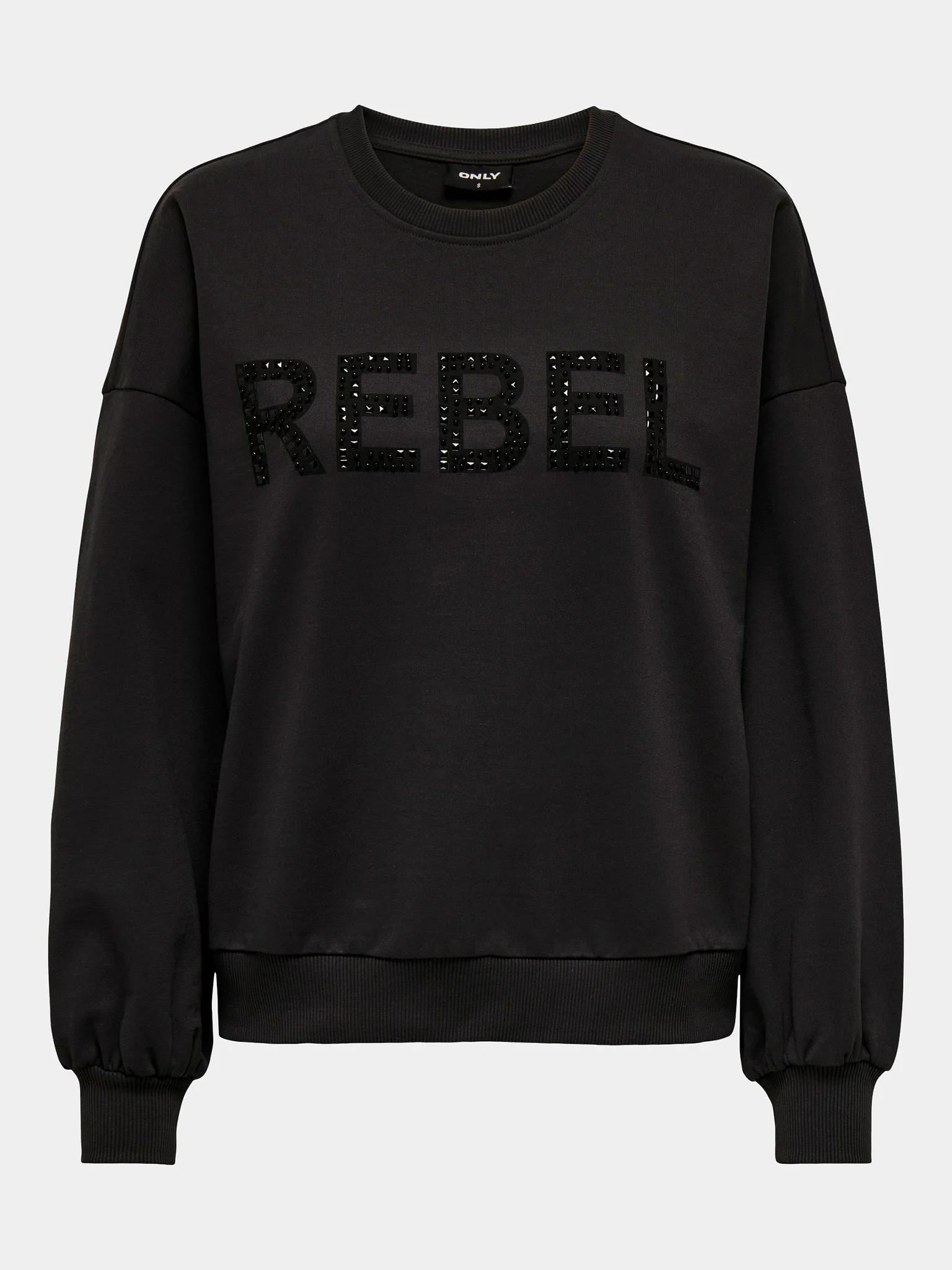 Only Kadın Bisiklet Yaka Taşlı Sweatshirt - 15310260 · 26