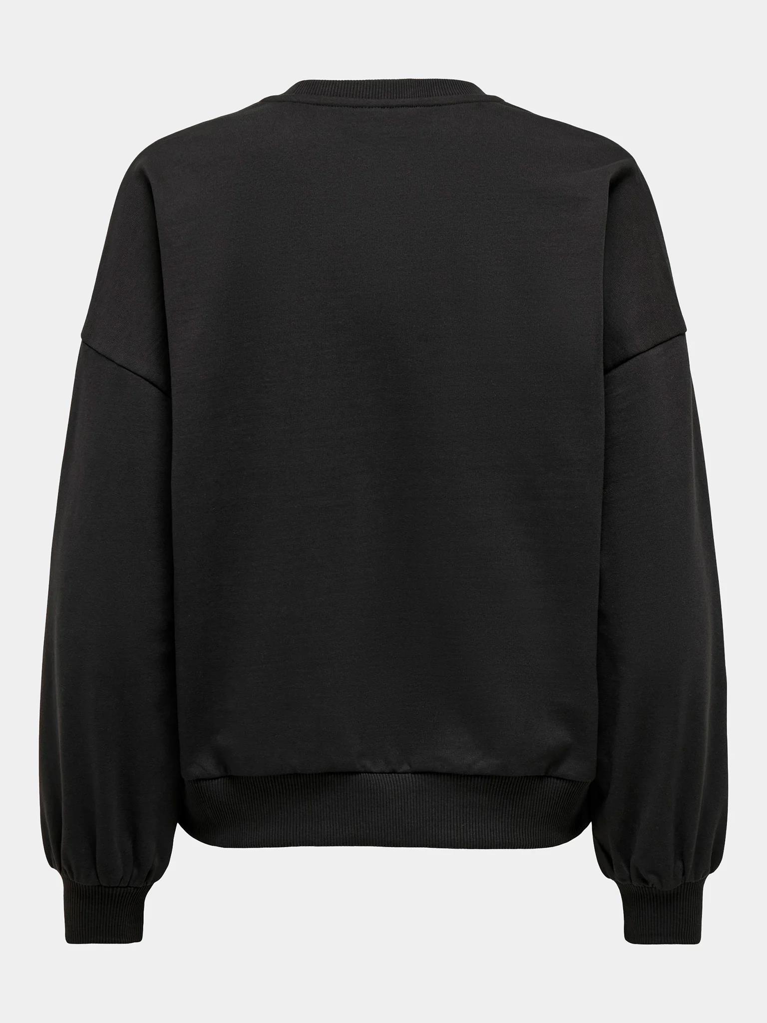 Only Kadın Bisiklet Yaka Taşlı Sweatshirt - 15310260 · 35