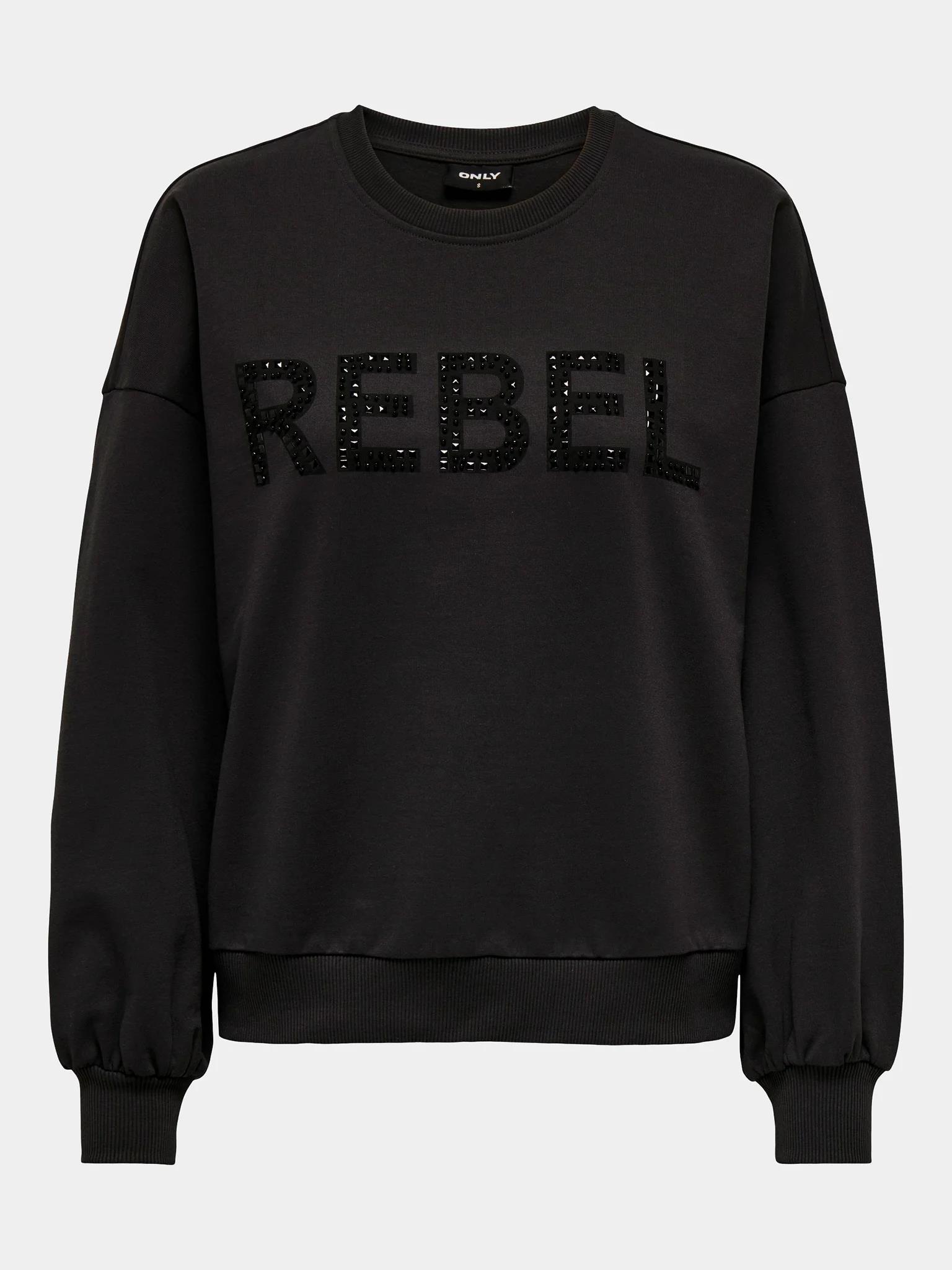 Only Kadın Bisiklet Yaka Taşlı Sweatshirt - 15310260 · 28