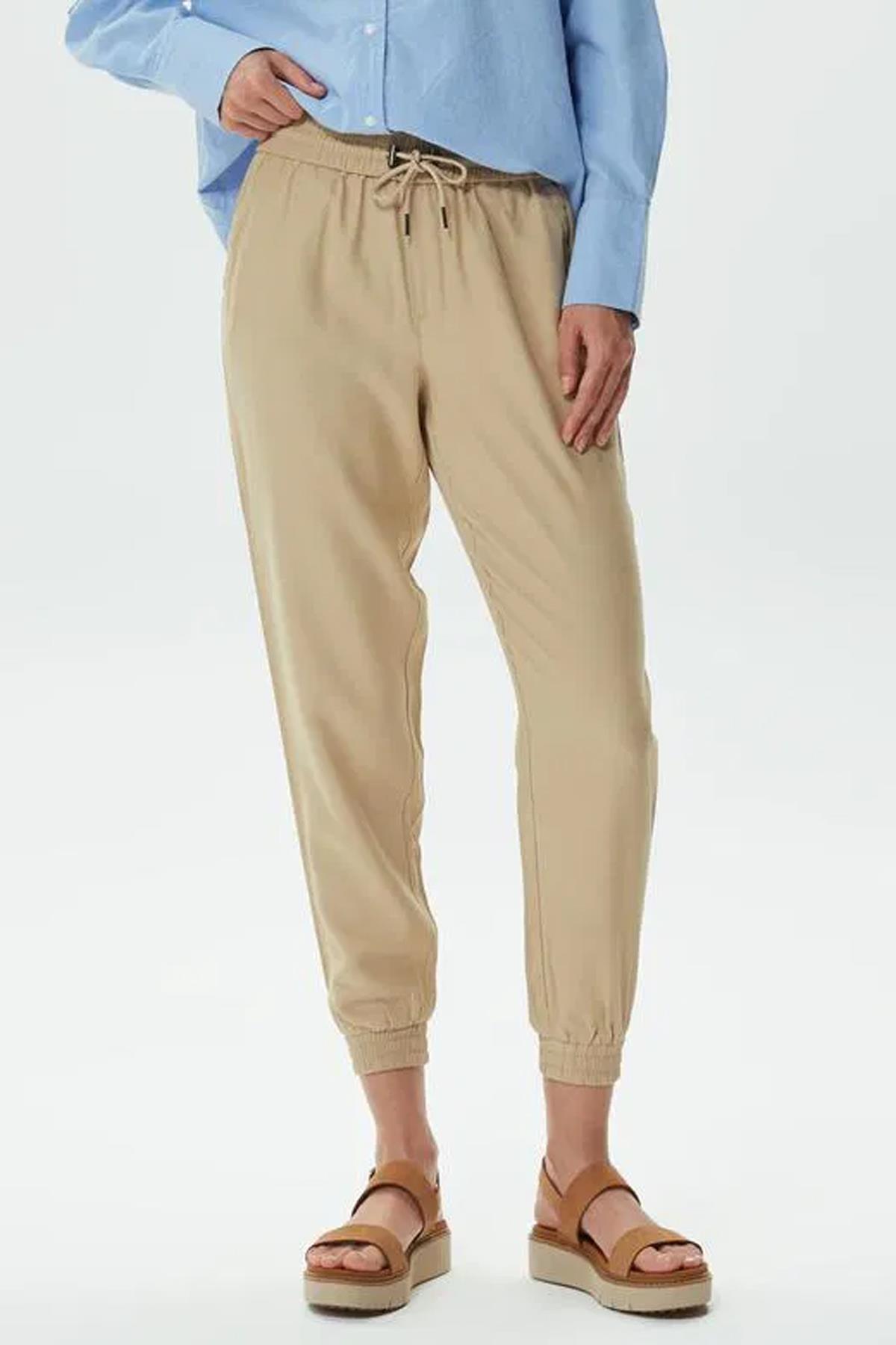 Only Kadın Günlük Lastikli Paça Rahat Pantolon  - 15203946 - Only - 15203946