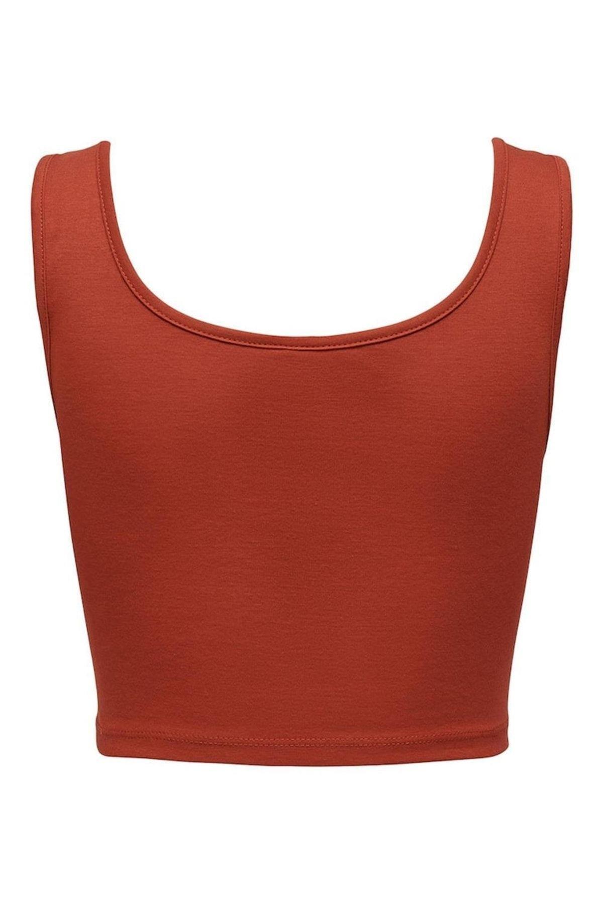 Only Kadın Günlük Pamuklu Cropped Top Atlet Tshirt - 15240303 · 25