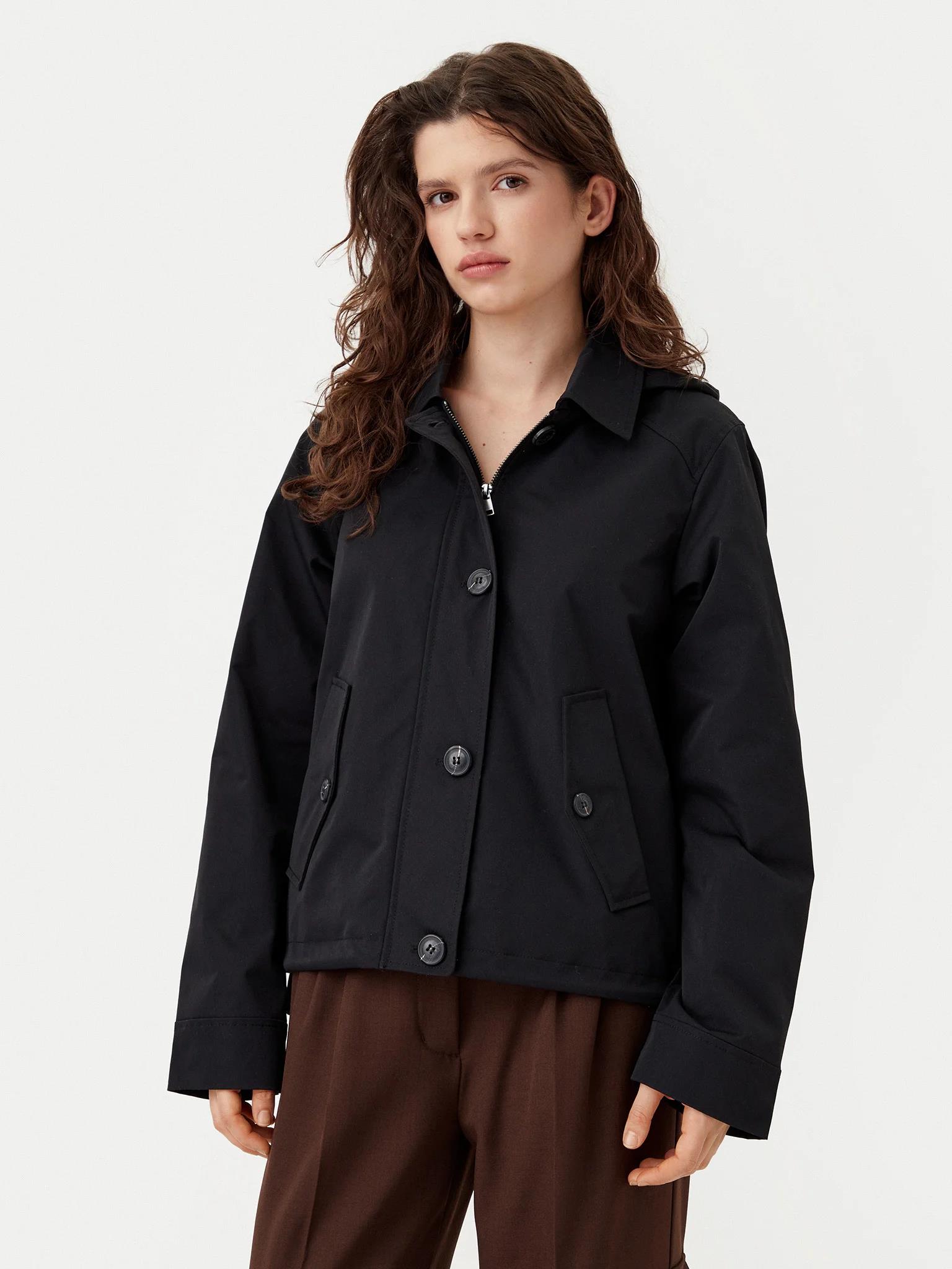 Only Kadın Kapüşonlu Baharlık Parka Ceket - 15342077 - Only - 15342077