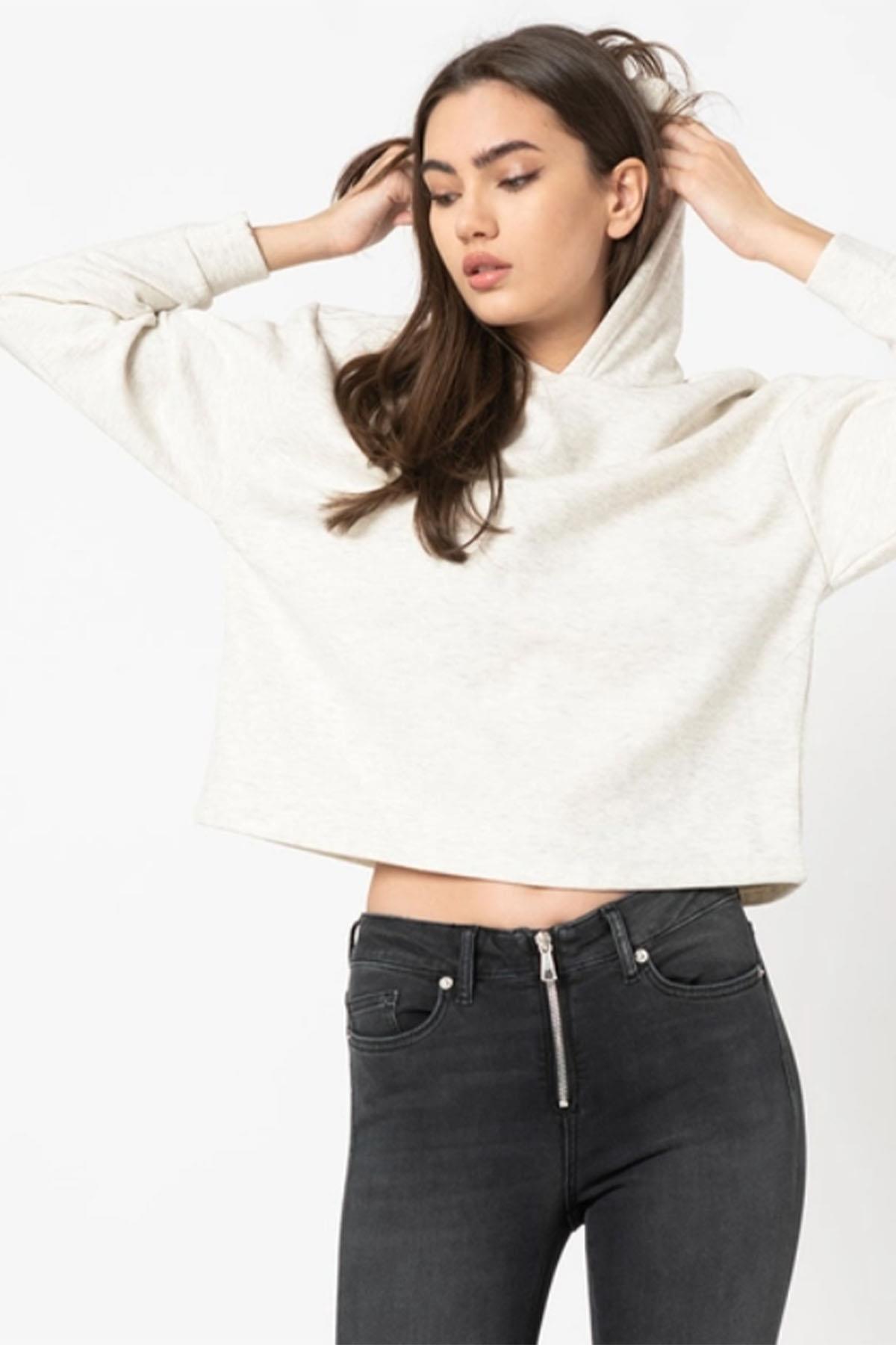 Only Kadın Kapüşonlu Sweatshirt - 15236616 - Only - dop8624364igo