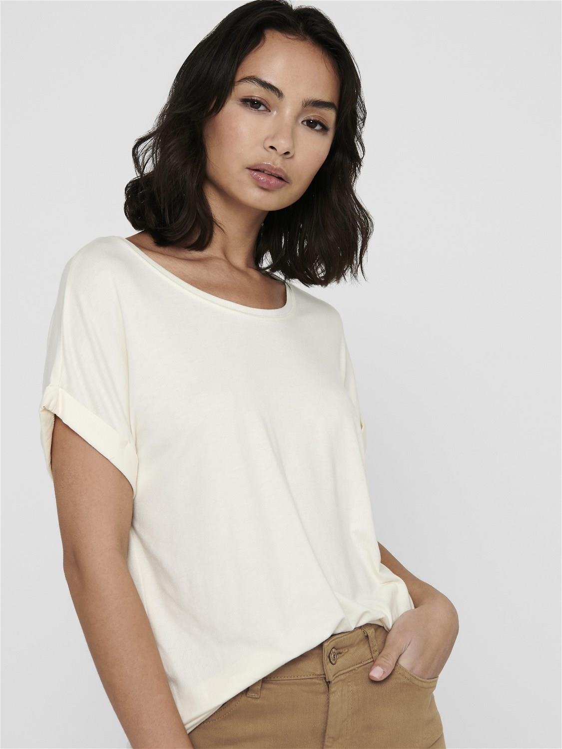 Only Kadın Kısa Kollu Bisiklet Yaka T-Shirt - 15106662 · 9