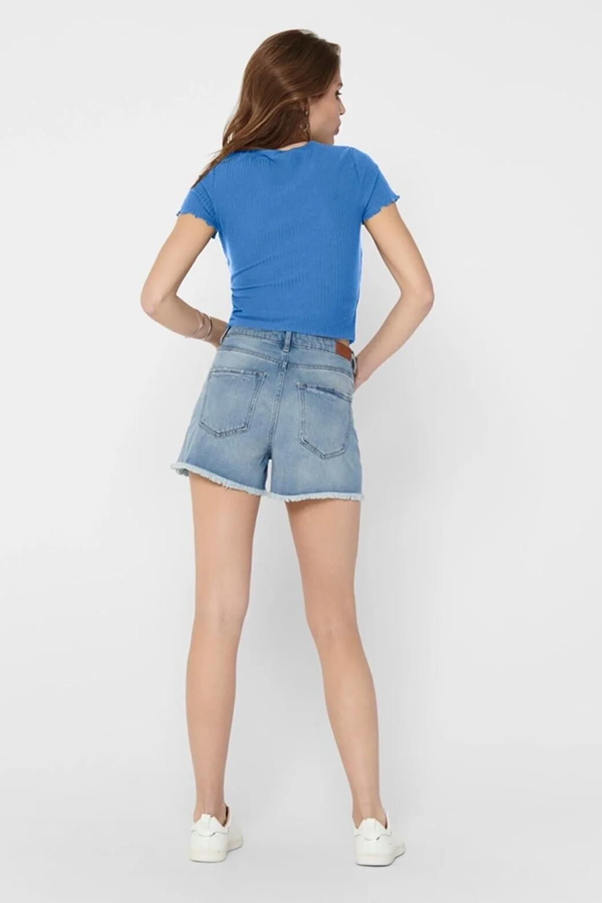 Only Kadın Kısa Kollu Fırfırlı Crop T-Shirt - 15201206 ONLEMMA · 12