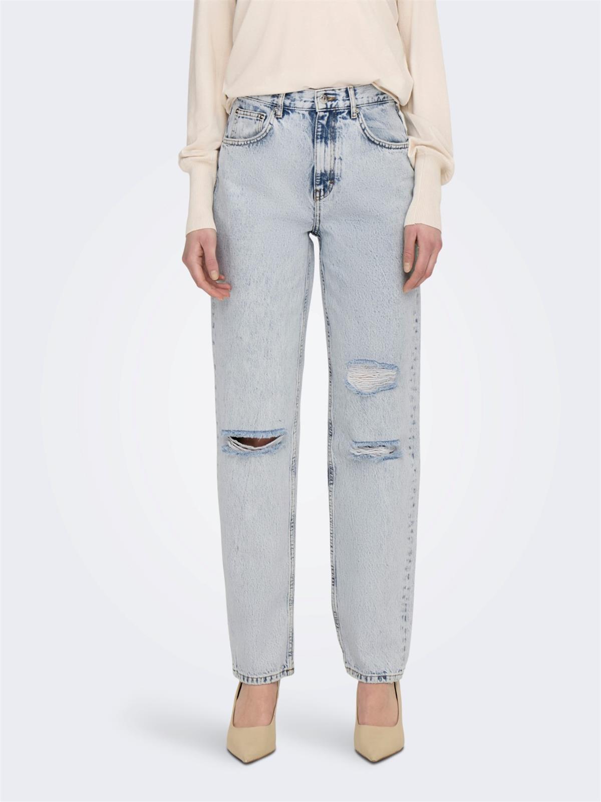 Only Kadın Kot Pantolon ONLROBYN STR LONGER ANK DNM DOT15263534 - Only - 15263534