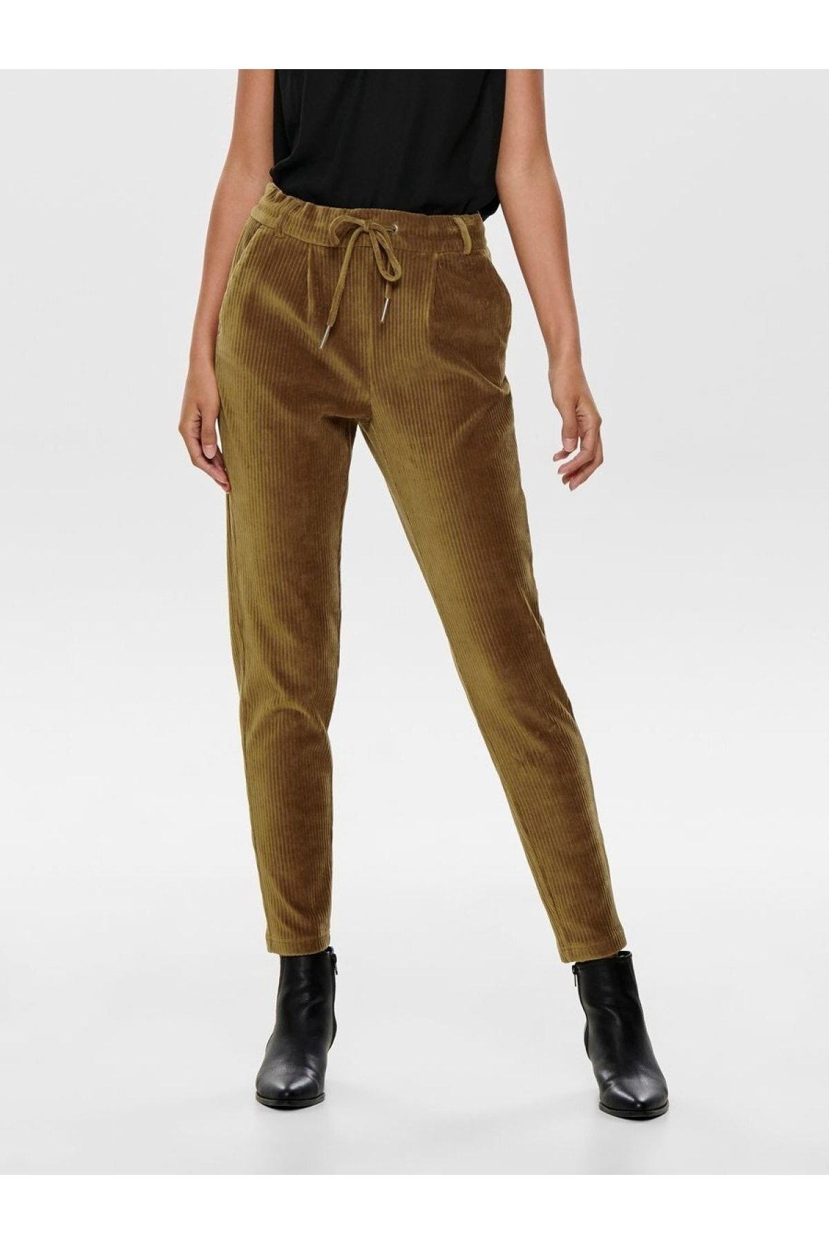 Only Kadın Lastikli Bel Regular Fit Pantolon - 15191641 - Only - 15191641