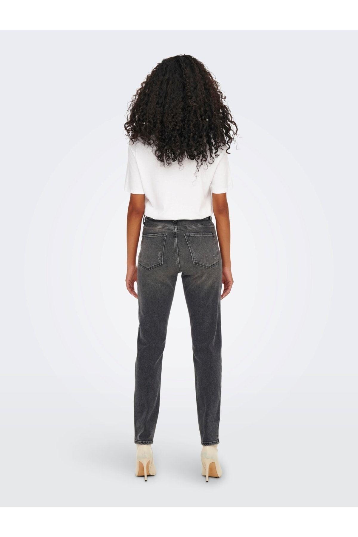 Only Kadın Likralı Gri Kot Pantolon - 15259634 · 9