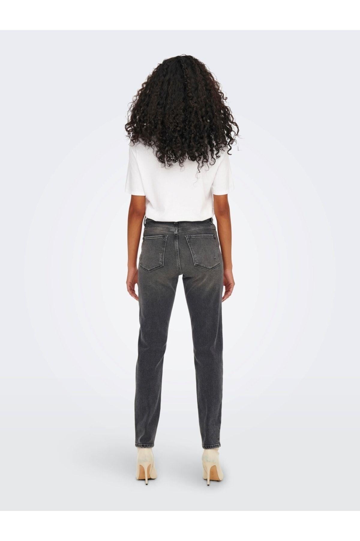 Only Kadın Likralı Gri Kot Pantolon - 15259634 · 8