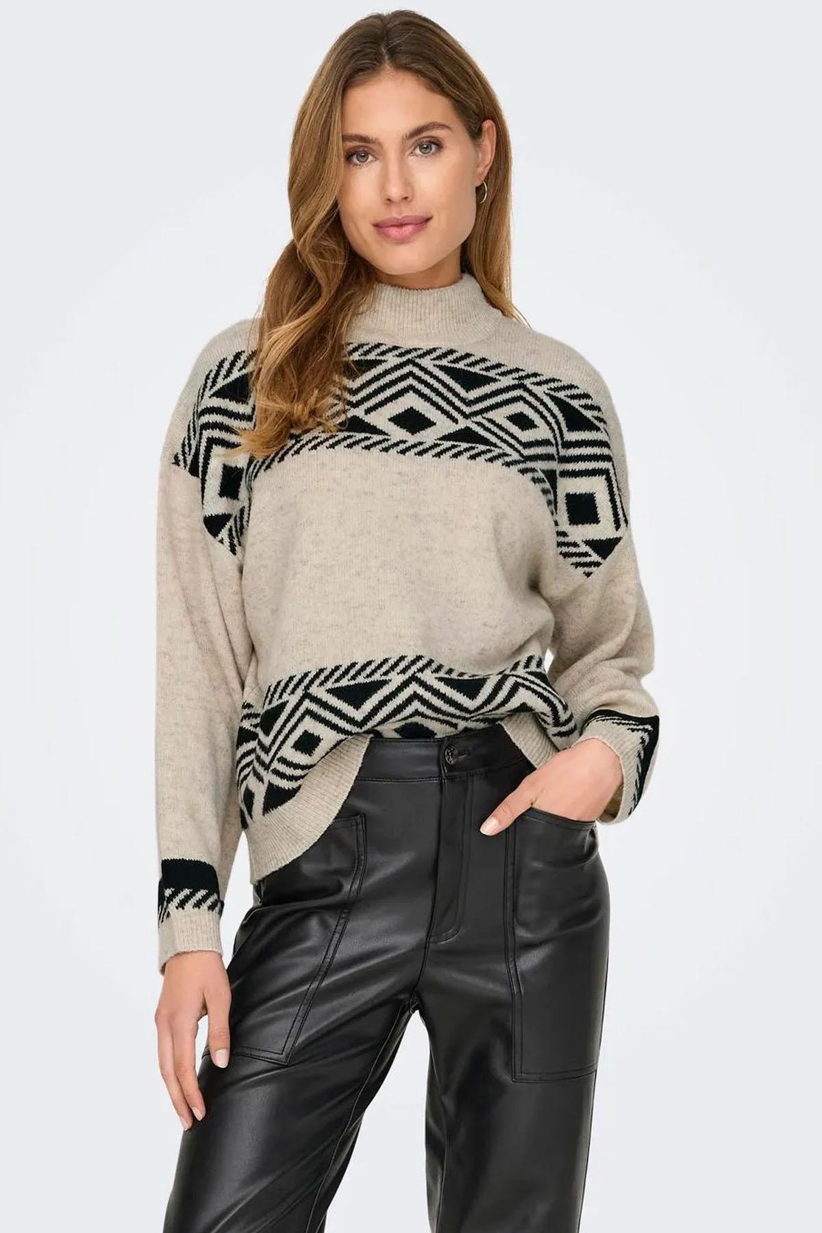 Only Kadın O Yaka Örme Kazak - 15321179 - Only - 15321179