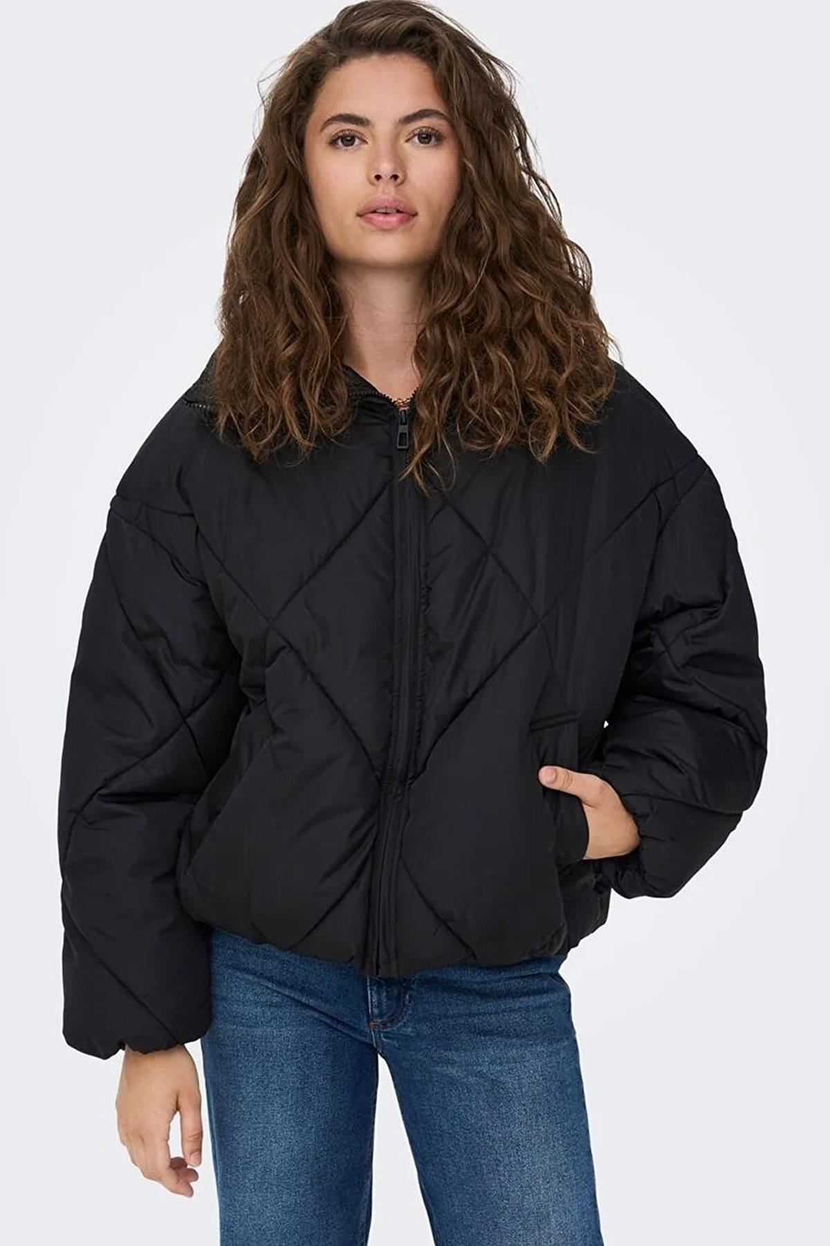 Only Kadın Onltamara Kısa Kapitone Mont - 15242558 - Only - TYC00544077689