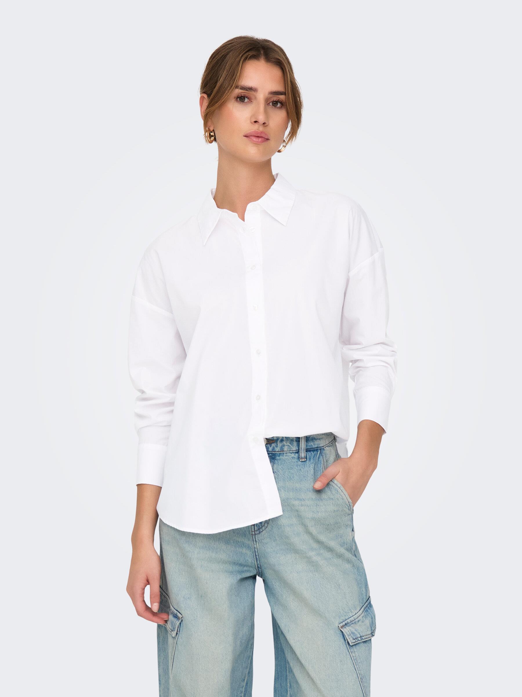 Only Kadın Regular Fit Düşük Omuz Gömlek - 15343842 - Only - 15343842