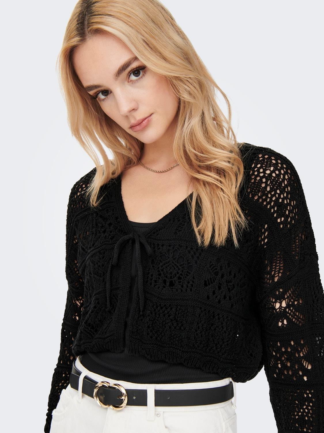 Only Kadın Triko Crop Hırka - 15257604 · 11