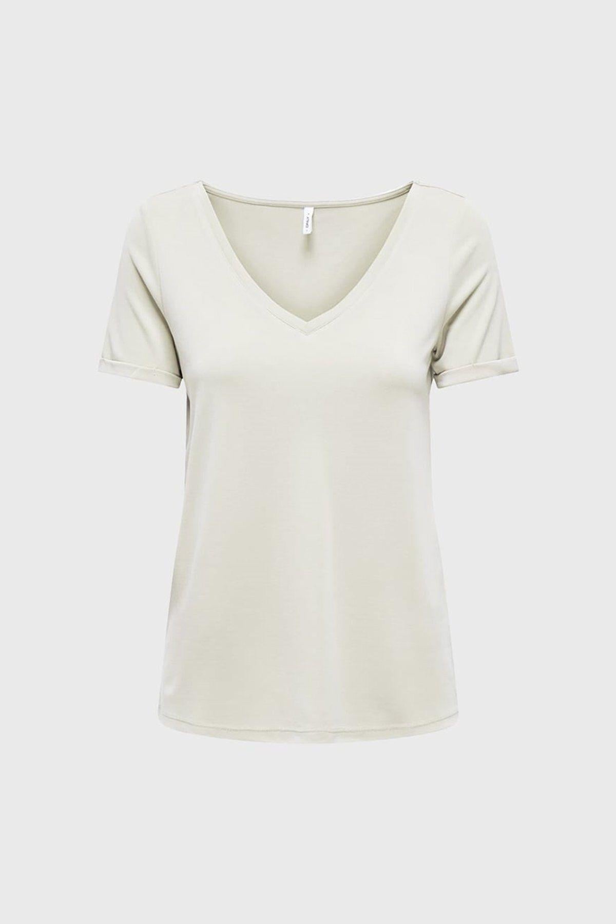 Only Kadın Trixie Life V Yaka T-shirt - 15319135 · 11