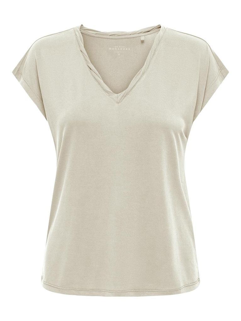 Only Kadın V Yaka Basic T-shirt - 15326642 - Only - 15326642