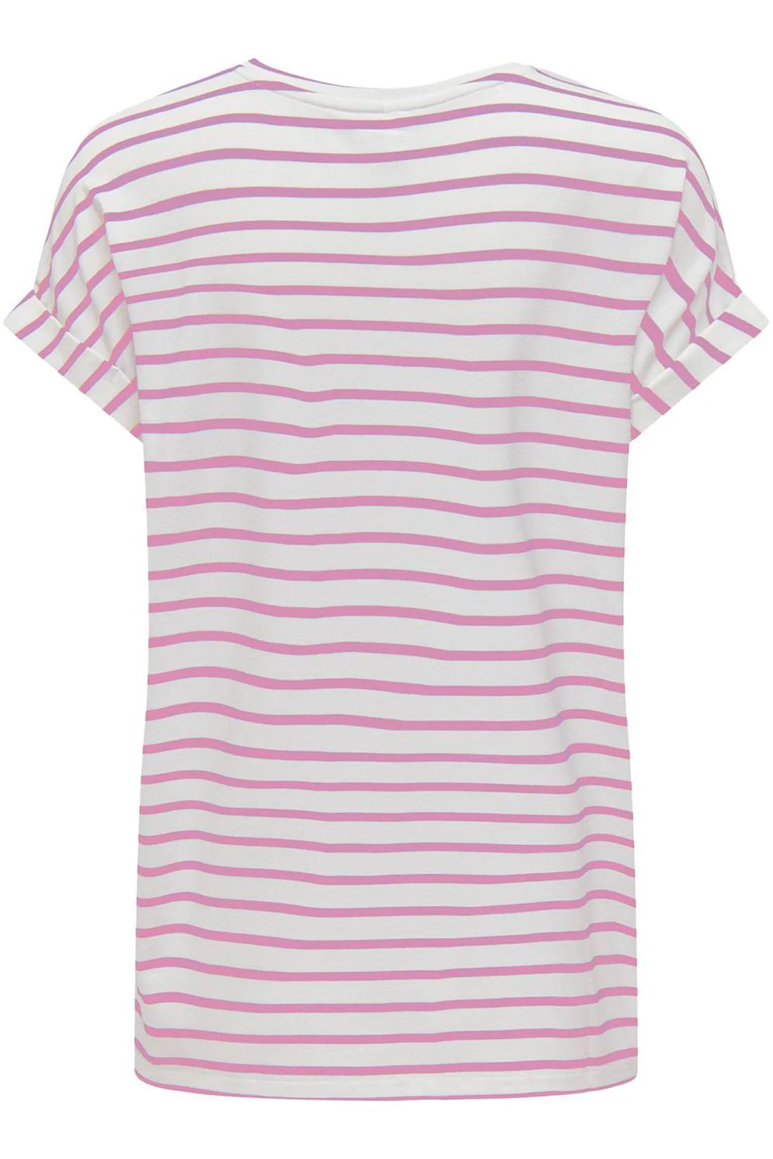 Only Kadın V Yaka Çizgili T-shirt - 15319825 · 17