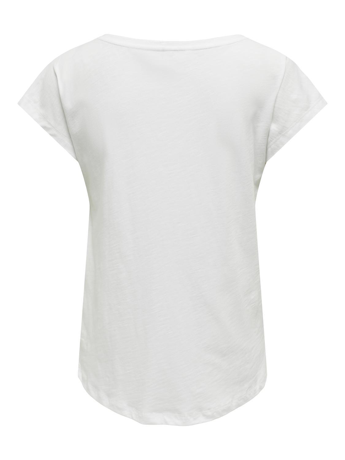 Only Kadın V-Yaka İşlemeli T-shirt - 15320529 · 24