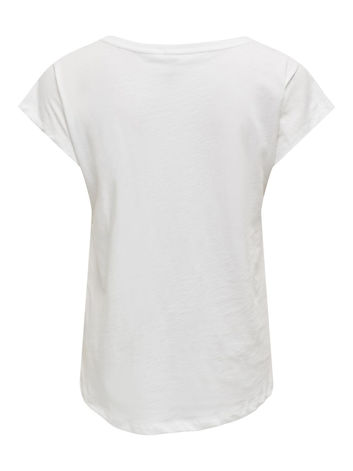 Only Kadın V-Yaka İşlemeli T-shirt - 15320529 · 28