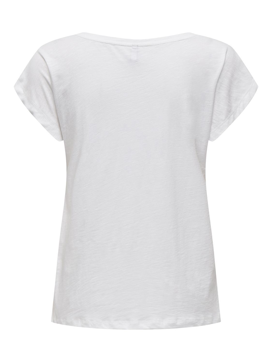 Only Kadın V-Yaka İşlemeli T-shirt - 15320529 · 19