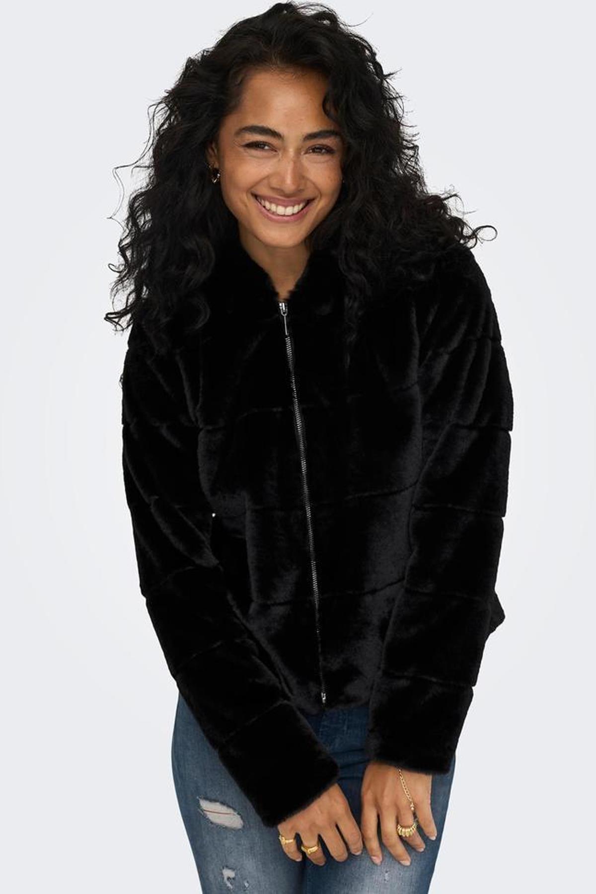 Only Onlnewchris Fur Jacket Kadın Peluş Mont -15304759 - Only - TYCJB921RN169521766341065