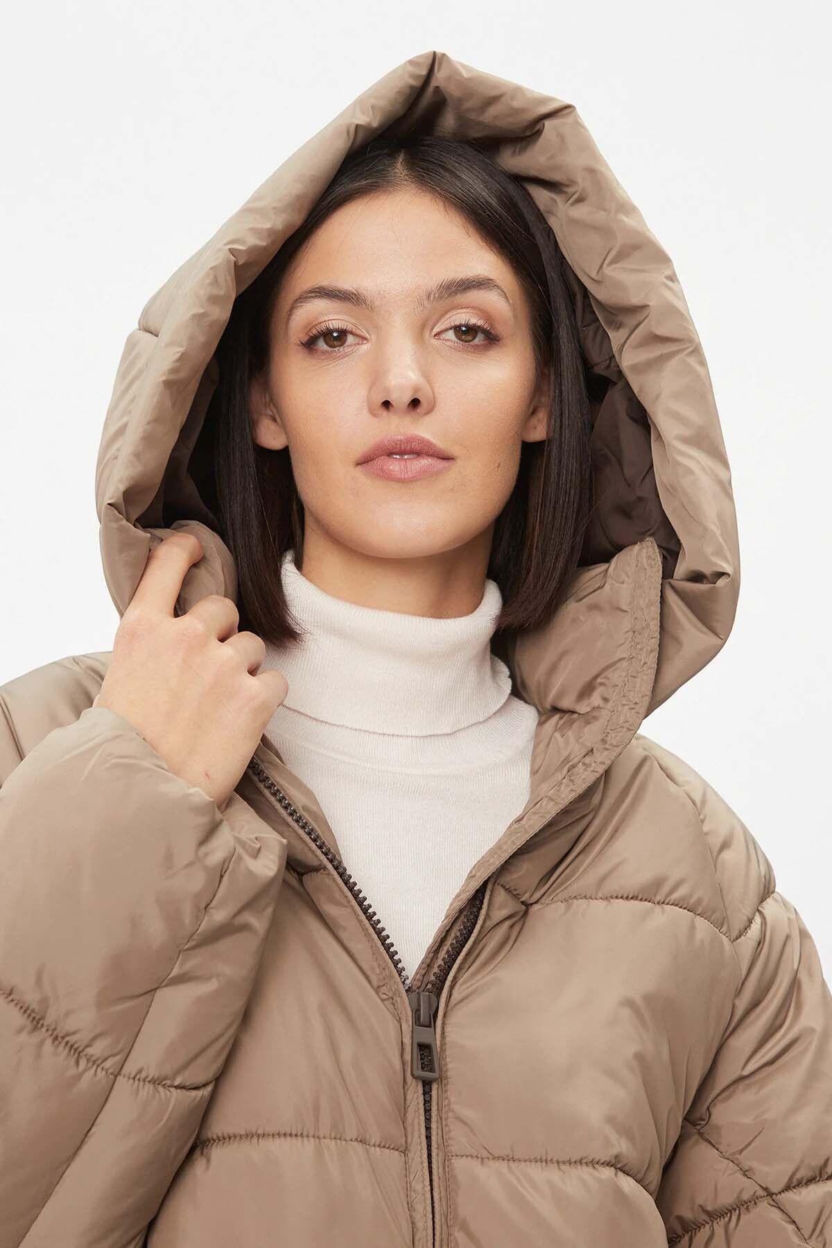 Only Rahat Kalıp Asta Oversize Puffer Kadın Mont Parka - 15293818 · 7