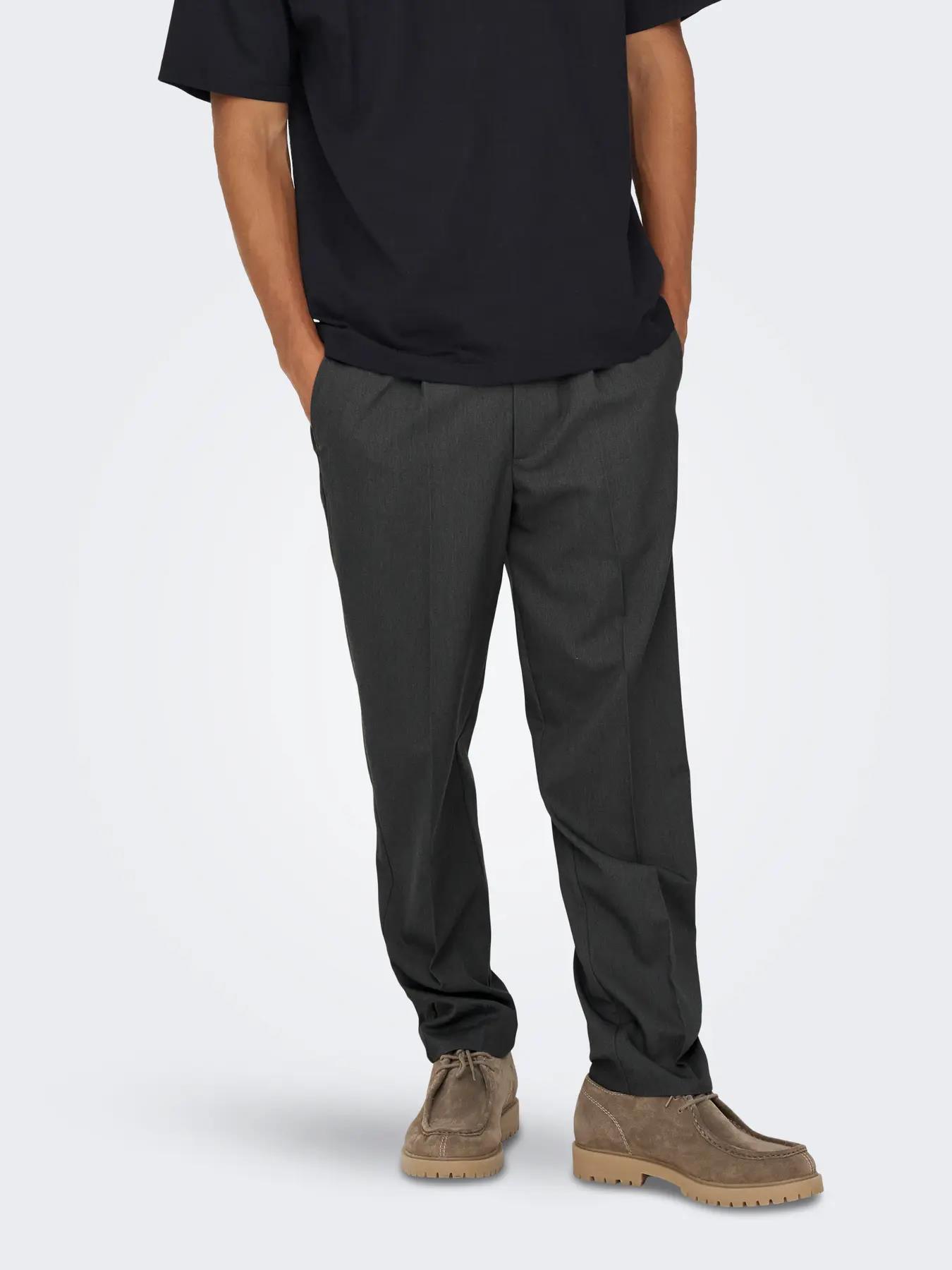 Only & Sons Erkek Chino Siyah Pantolon - 22035160 - Only & Sons - 22035160