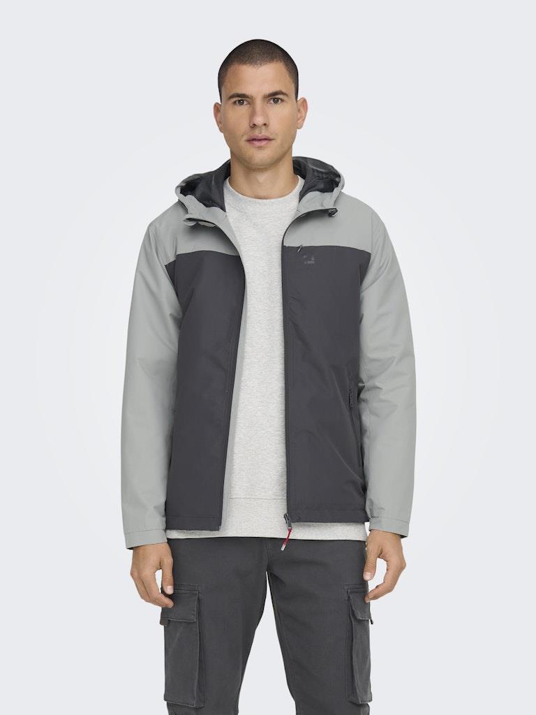 Only & Sons Erkek Kapüşonlu Baharlık Ceket - 22024207 - Only & Sons - 22024207