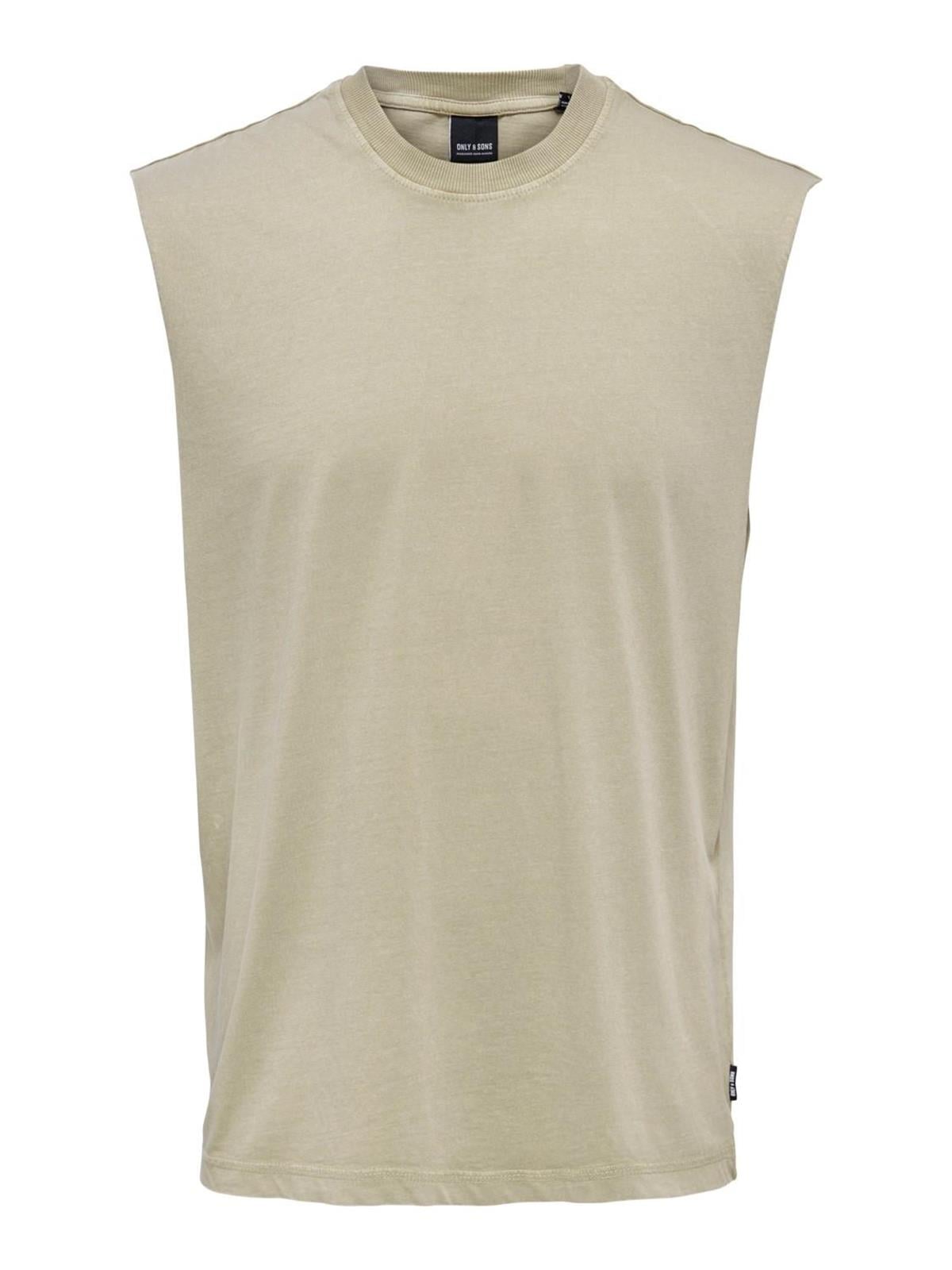 Only & Sons Erkek Kolsuz T-shirt Atlet - 22022649 · 8