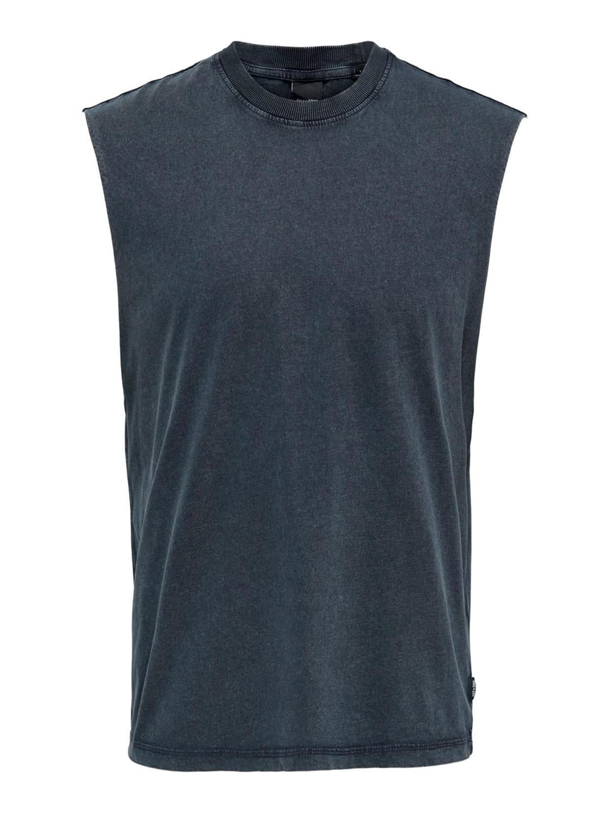 Only & Sons Erkek Kolsuz T-shirt Atlet - 22022649 - Only & Sons - 22022649