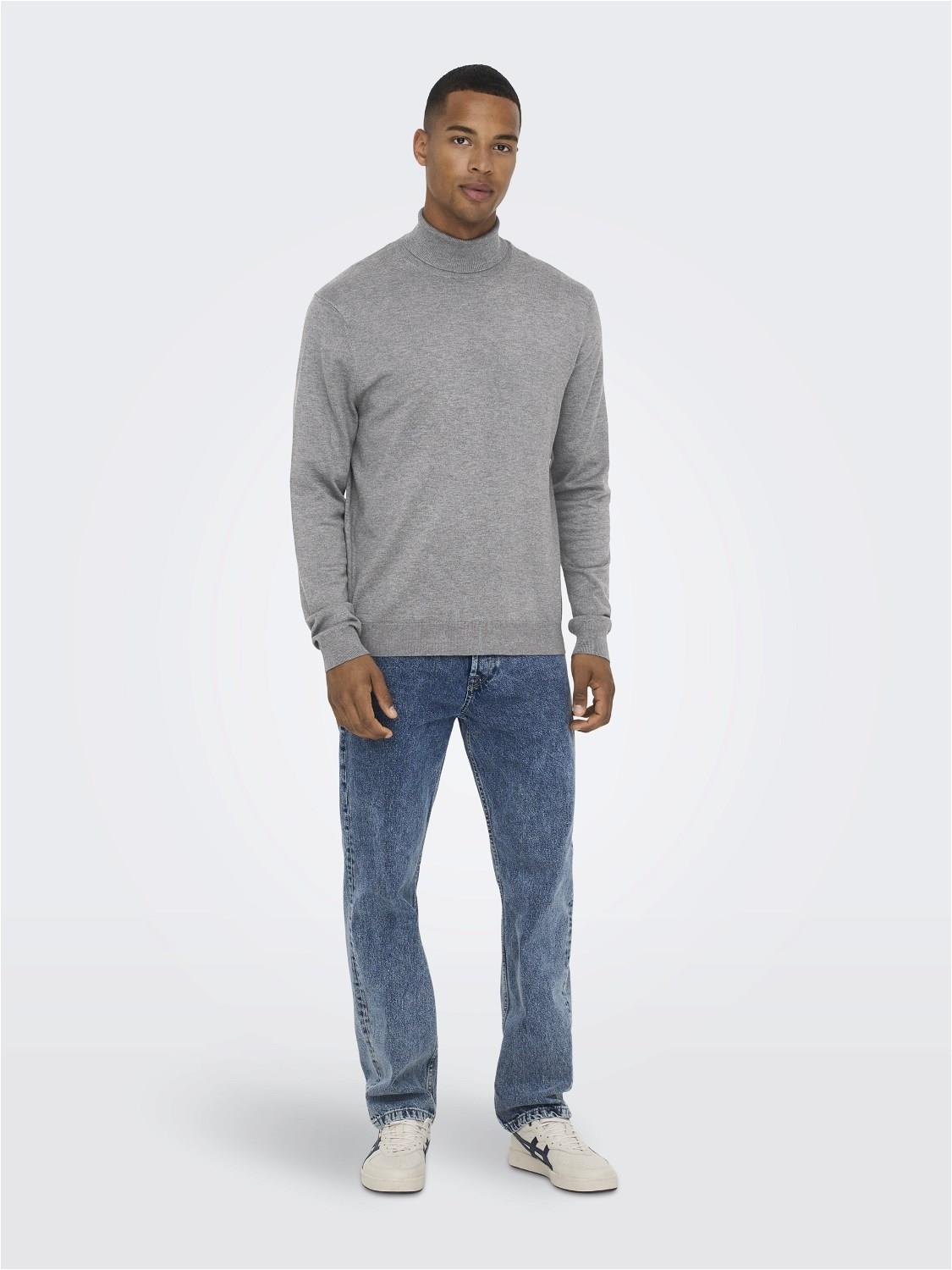 Only & Sons Erkek Mevsimlik Boğazlı Kazak - 22020879 - Only & Sons - 22020879