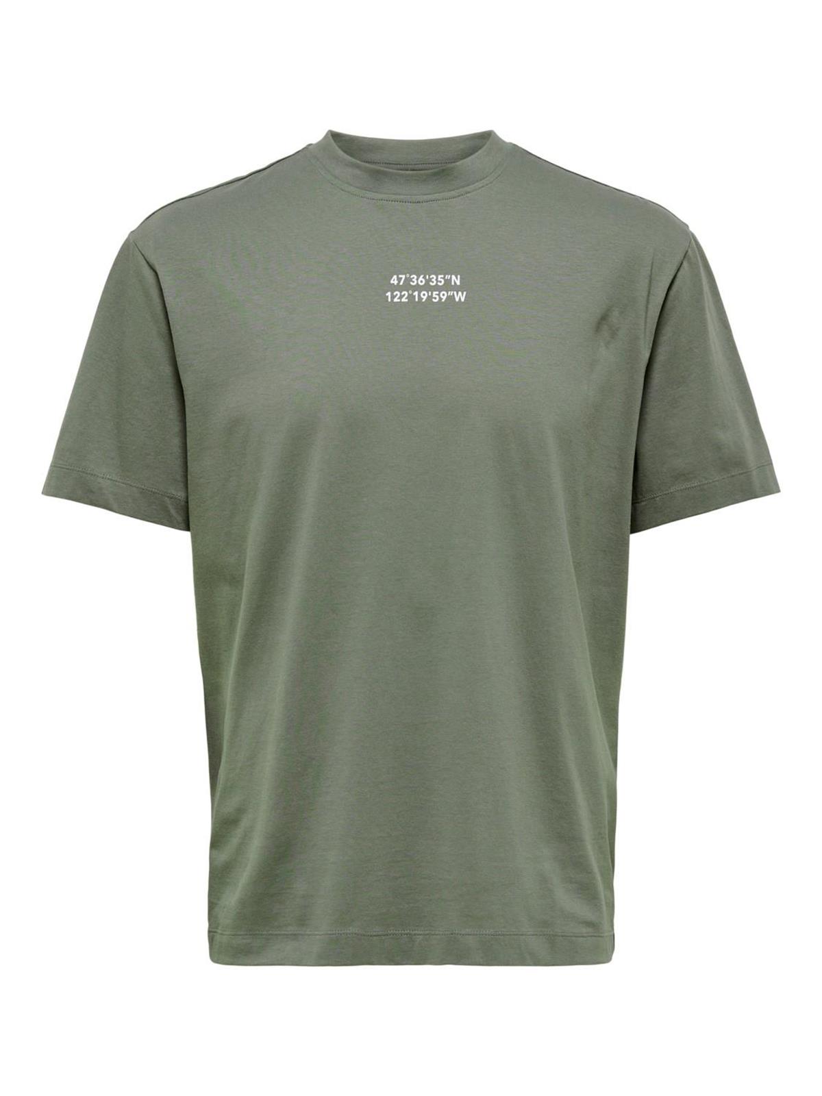 Only & Sons Erkek Sırt Baskılı Relax Fit T-shirt - 22022669 · 5