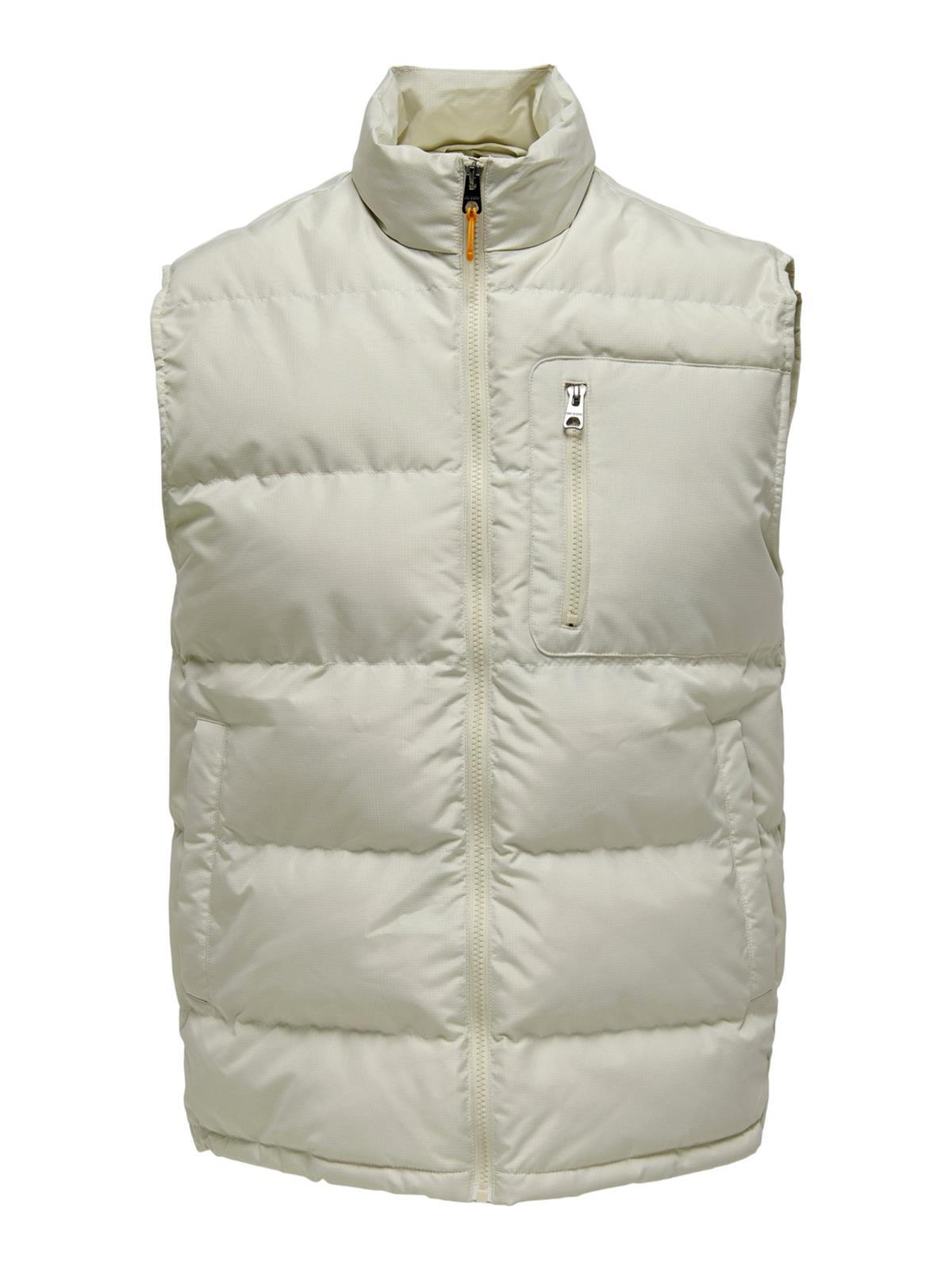 Only & Sons Erkek Şişme Fermuarlı Yelek ONSJAKE QUILTED VEST 22024229 - Only & Sons - 22024229