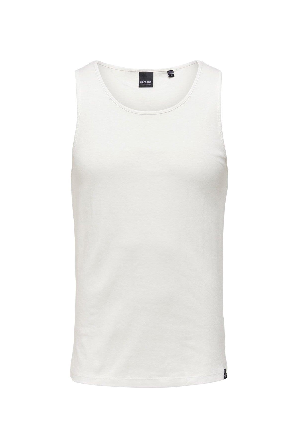 Only & Sons Erkek Slim Düz Fit Atlet Tank Top - 22022666 - diğer - 2-22022666
