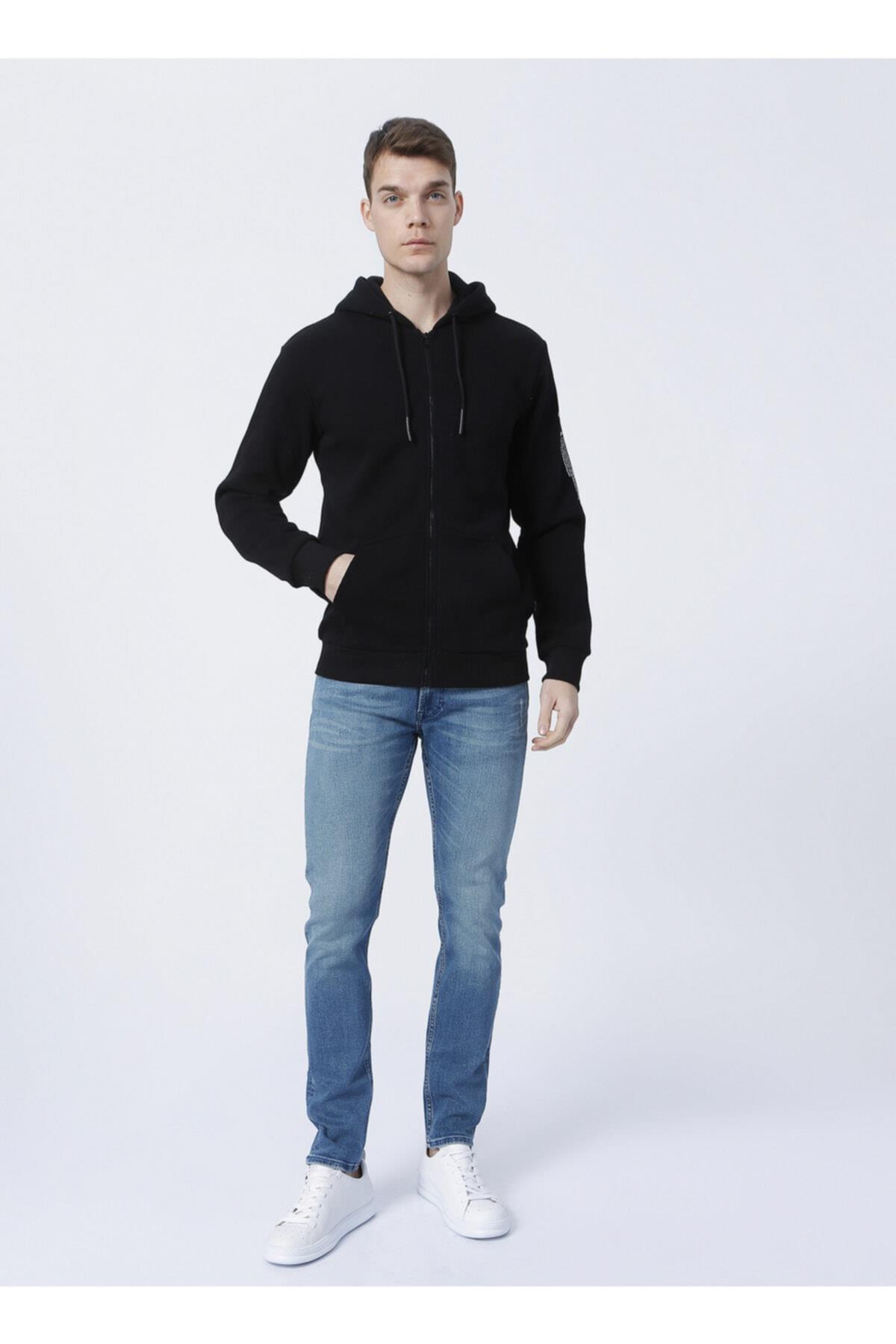 Only & Sons Kapüşonlu  Siyah Erkek Sweatshirt - 22023816 - Only & Sons - 5002782836