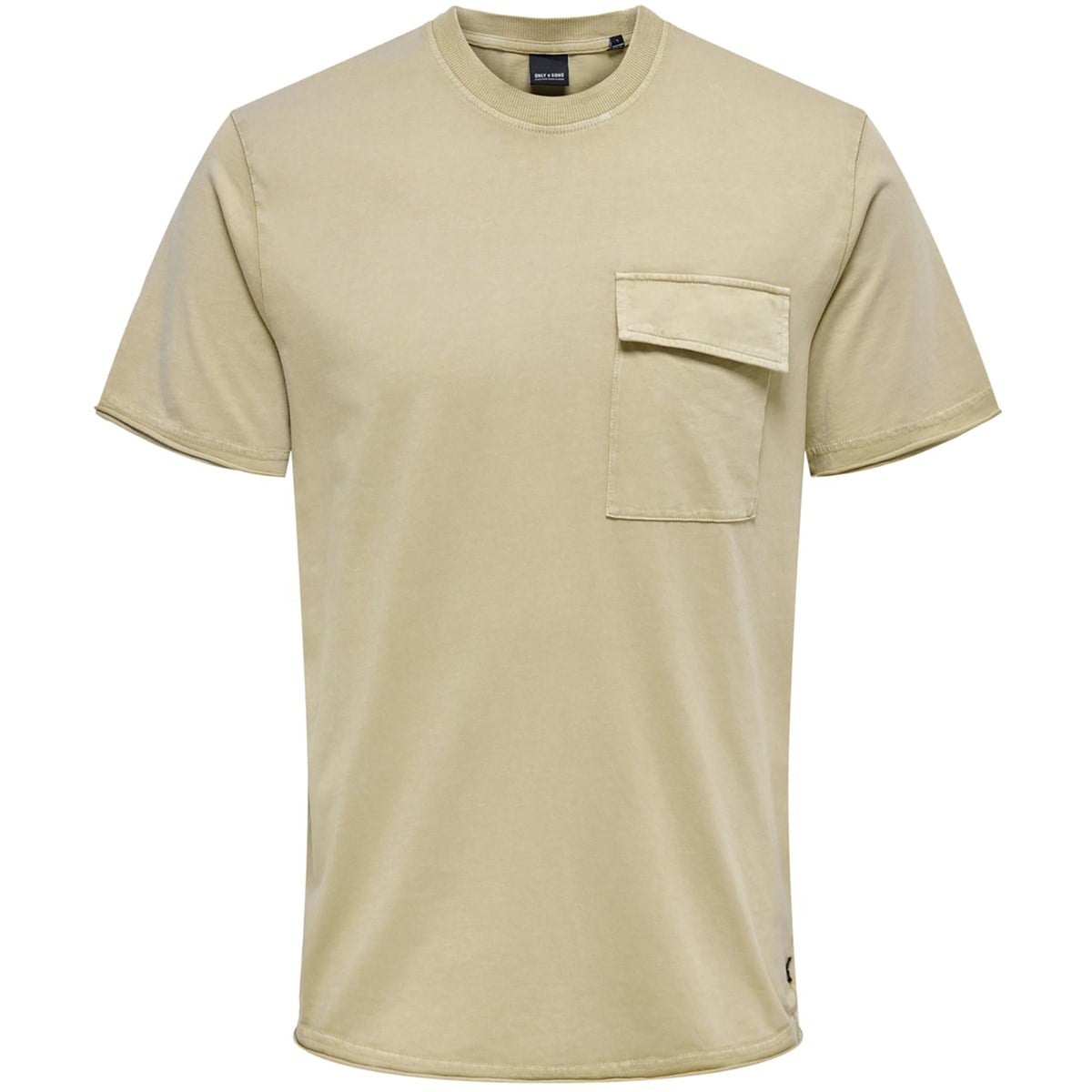 Only & Sons Onsgriffin Regular Yıkanmış Cepli T-shirt Erkek - 22022645 - Only & Sons - 22022645