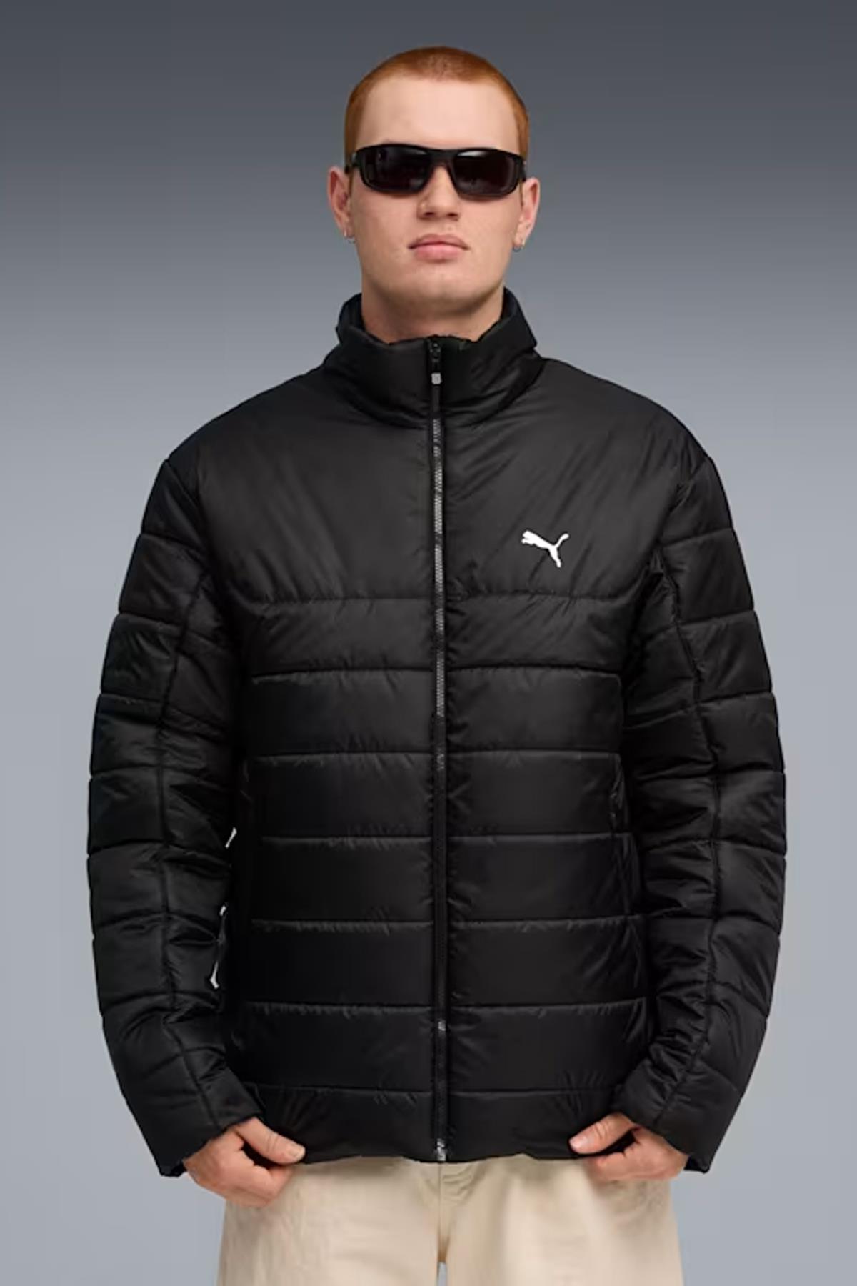 Puma Erkek Dik Yaka Siyah Şişme Mont - 685210 - Puma - 685210