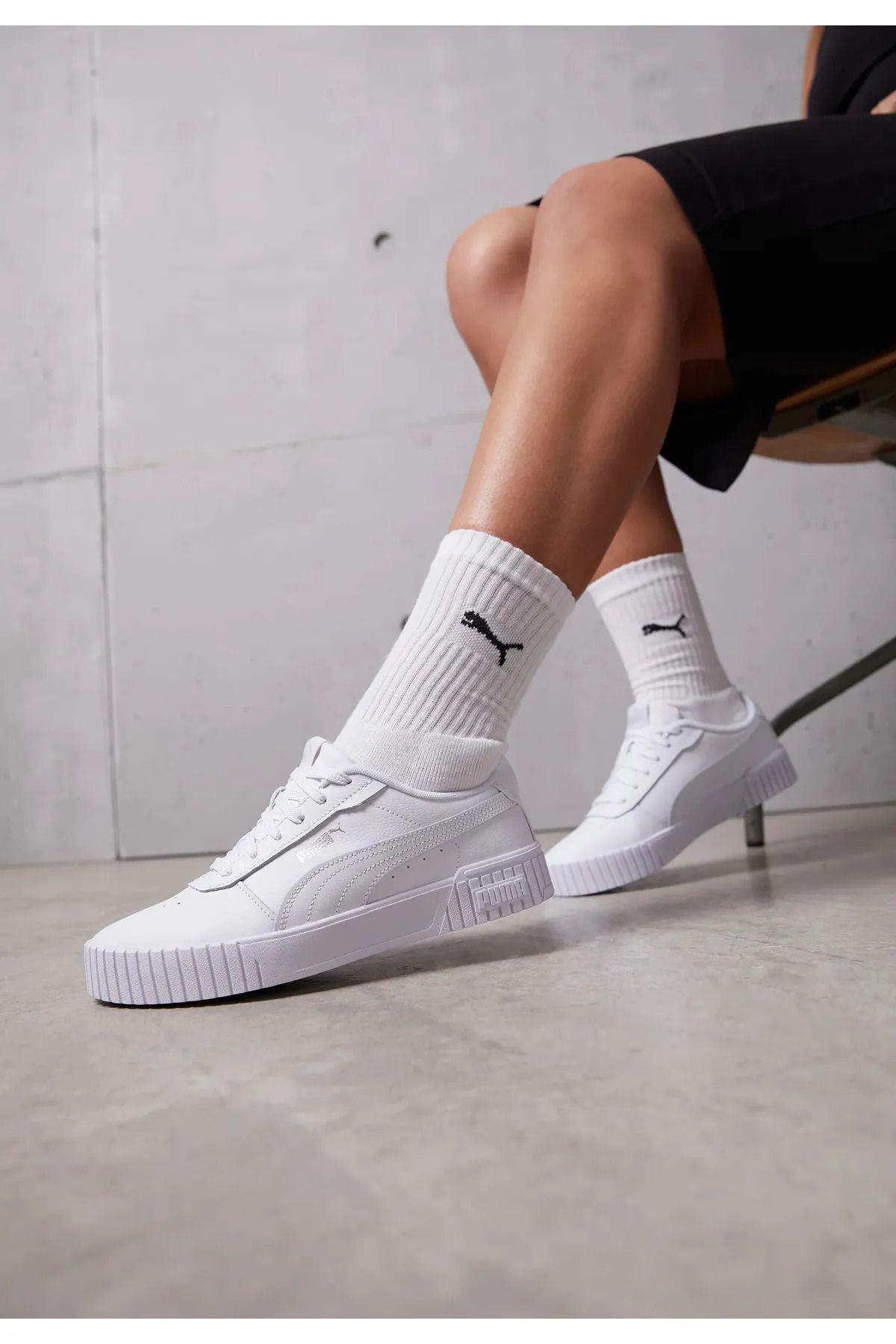 Puma Kadın Carina 2.0 Sneaker Günlük Ayakkabı - 38584902 Beyaz - Puma - 38584902