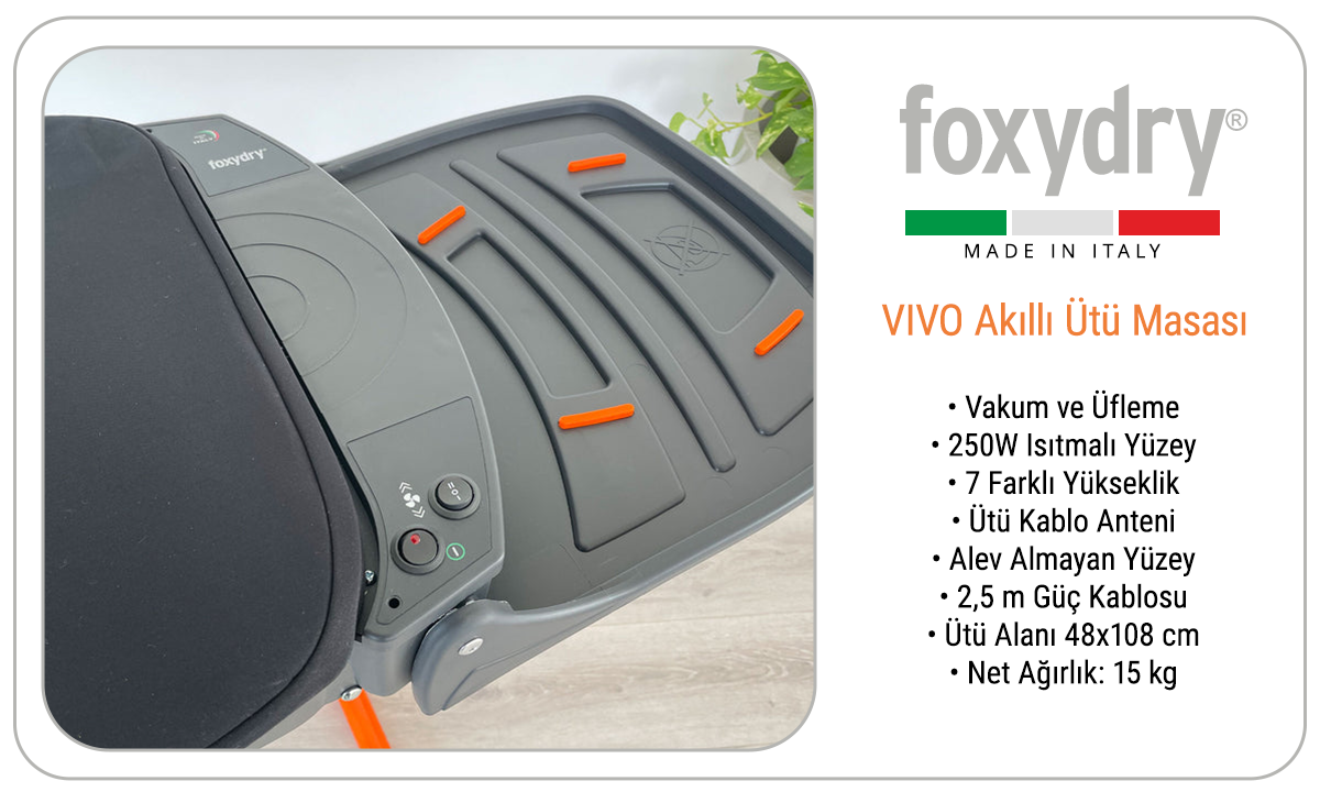 Foxydry VIVO Akıllı Ütü Masası