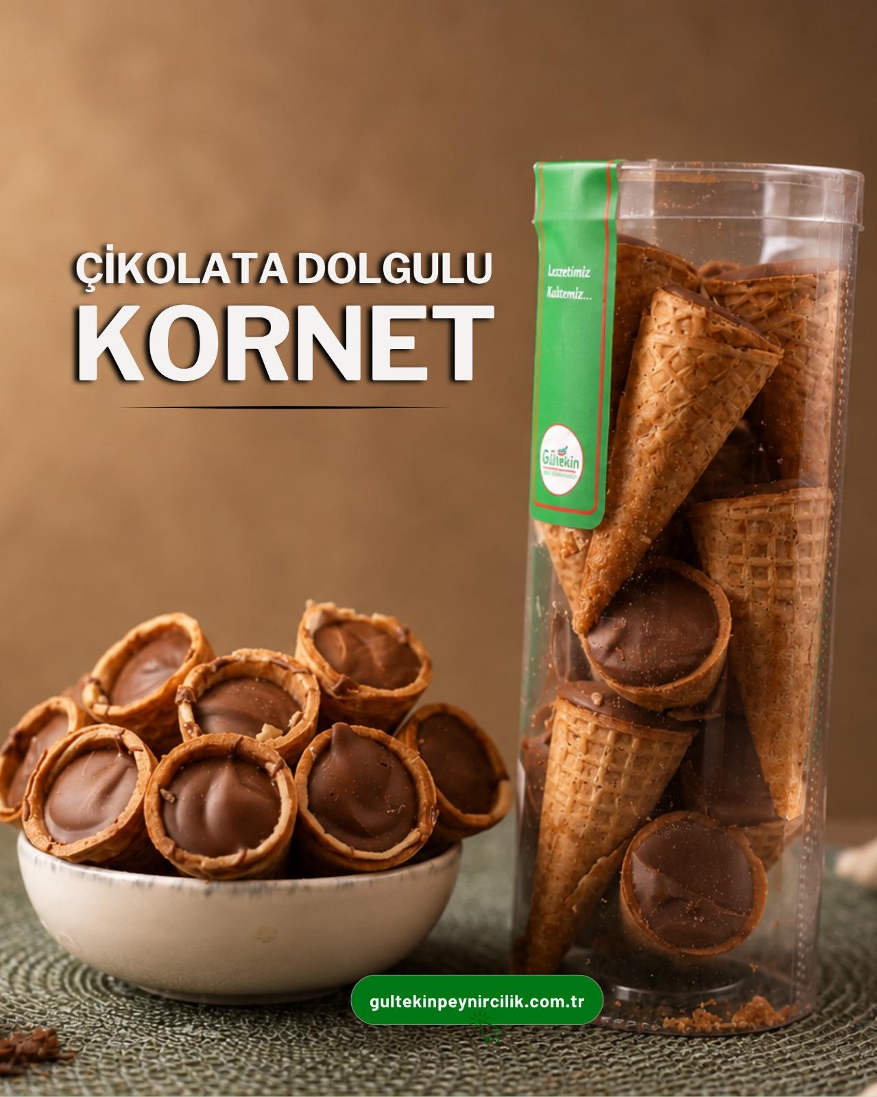 ÇİKOLATA DOLGULU KORNET
