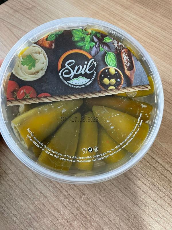 PEYNİR DOLGULU JALAPENO BİBERİ (550 GRM )
