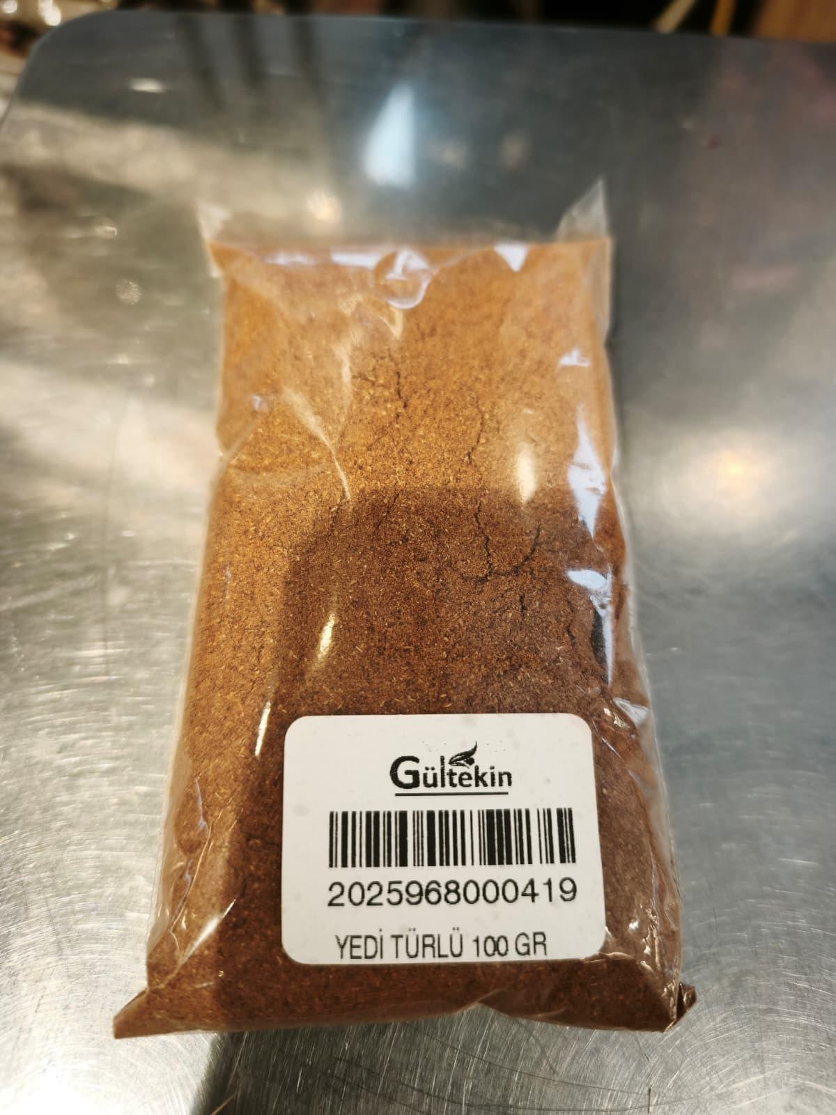 YEDİTÜRLÜ  (100 GRM )