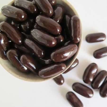 BİTTER ÇİKOLATA KAPLI PORTAKALLI  DRAJE  (250 GRM )