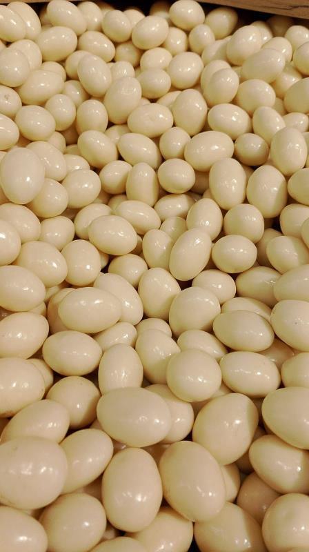 FİLDİŞİ ÇİKOLATA KAPLI BADEM DRAJE(250 GRM )