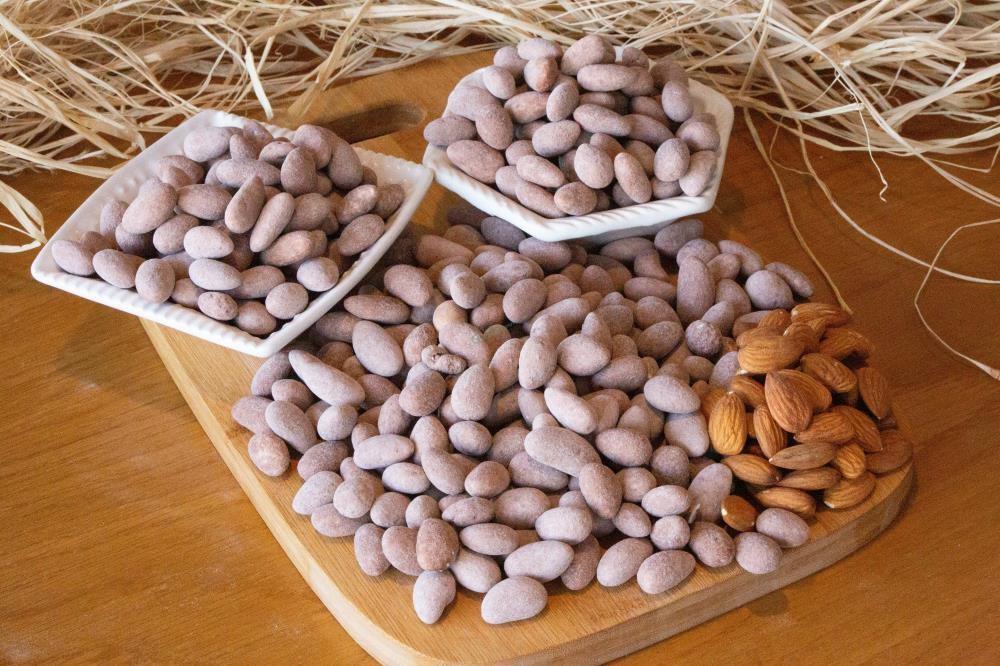 TARÇINLI BADEM ŞEKERİ (500 GRM ) 