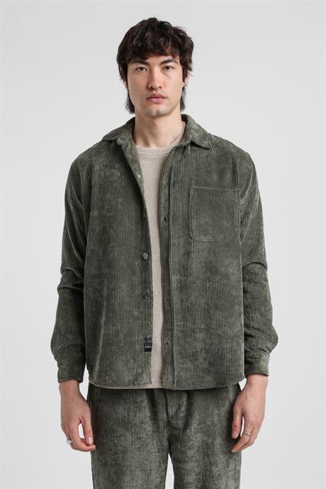 Gömlek Haki Regular Custom  25FWM70001